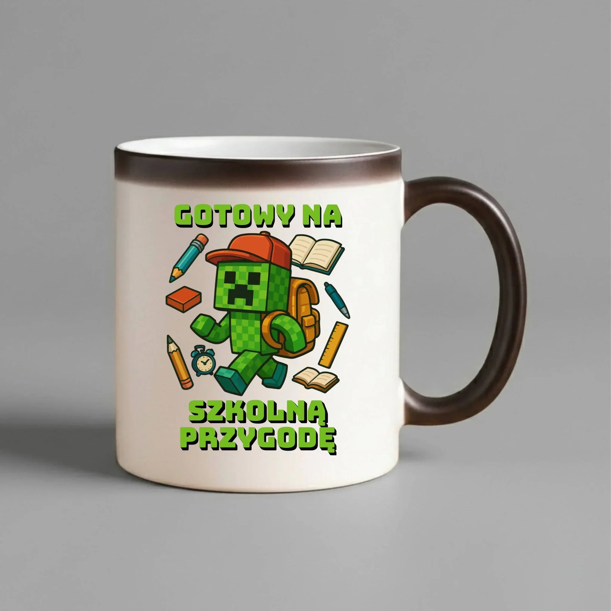 Kubek magiczny szkoła - Gotowy na szkołę - gamer do szkoły - SZ13 - StoryCups.pl