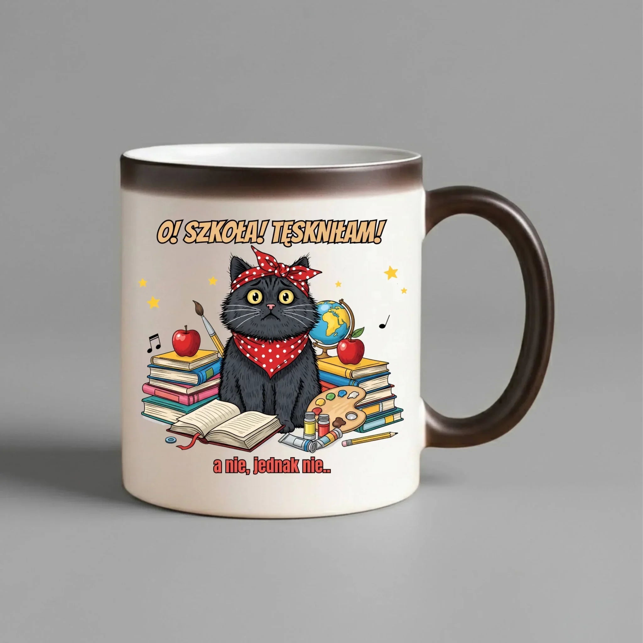 Kubek magiczny szkolny O! Szkoła! Tęskniłam! a nie, jednak nie... SZ12 - StoryCups.pl