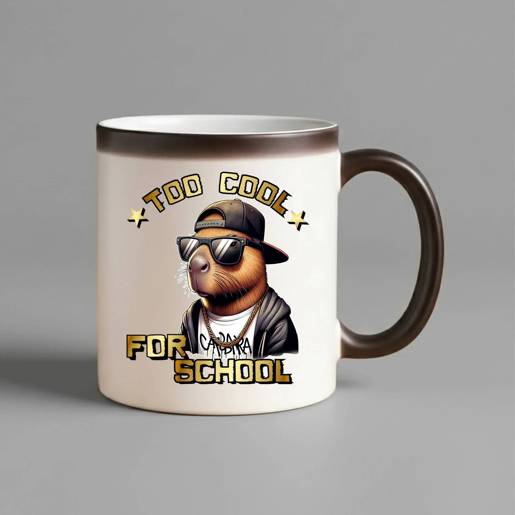 Kubek magiczny z kapibarą do szkoły Too cool SZ06 - StoryCups.pl