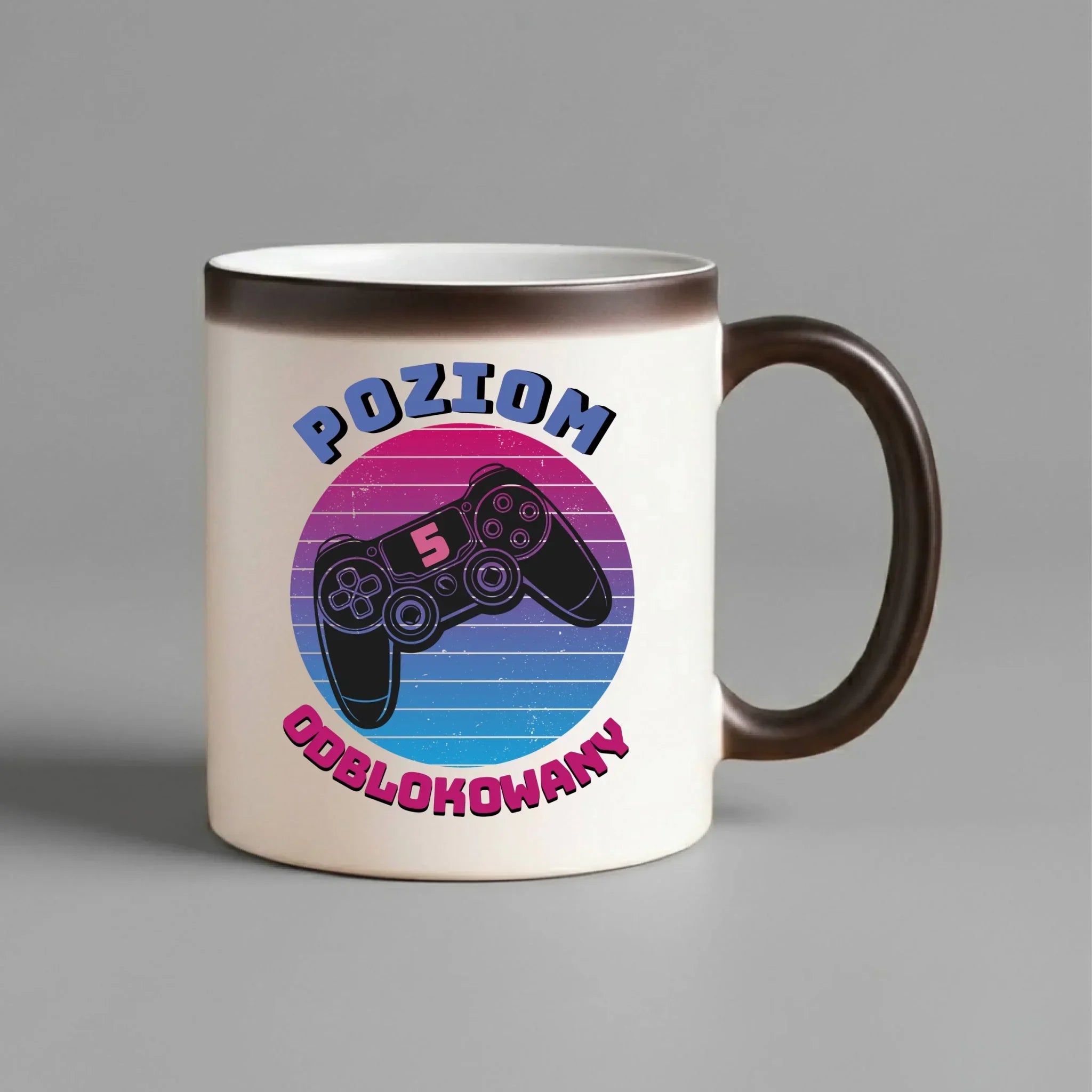 Kubek magiczny dla dziewczynki powrót do szkoły Poziom odblokowany SZ02 - StoryCups.pl