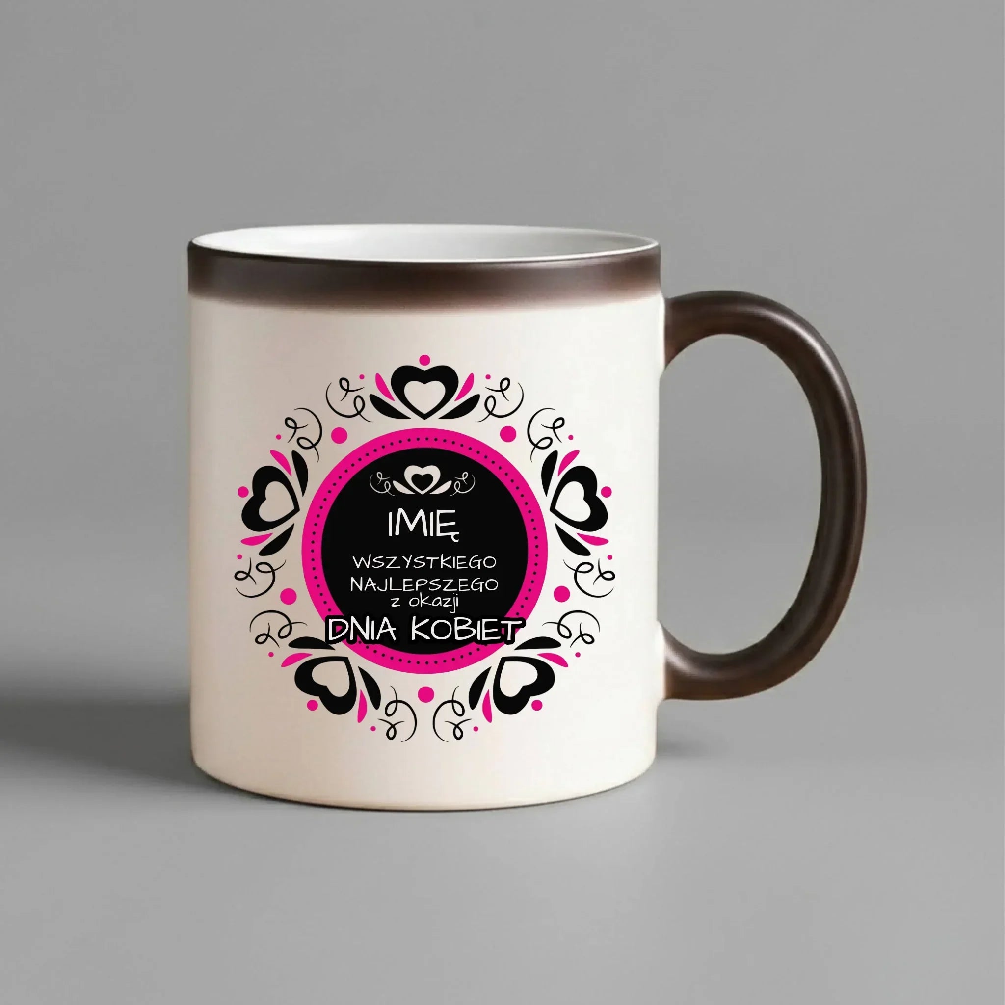 Kubek magiczny na Dzień Kobiet - Wszystkiego Najlepszego - personalizowany DK02 - StoryCups.pl