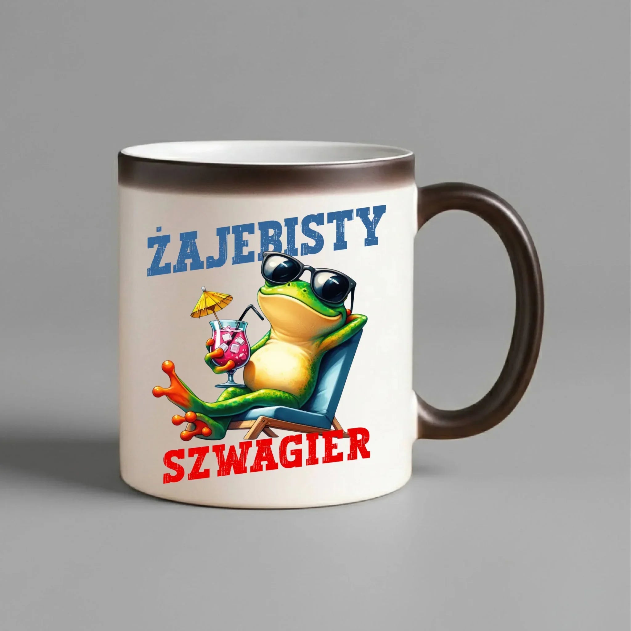 Kubek magiczny dla szwagra - Żajebisty Szwagier DSZ01 - StoryCups.pl