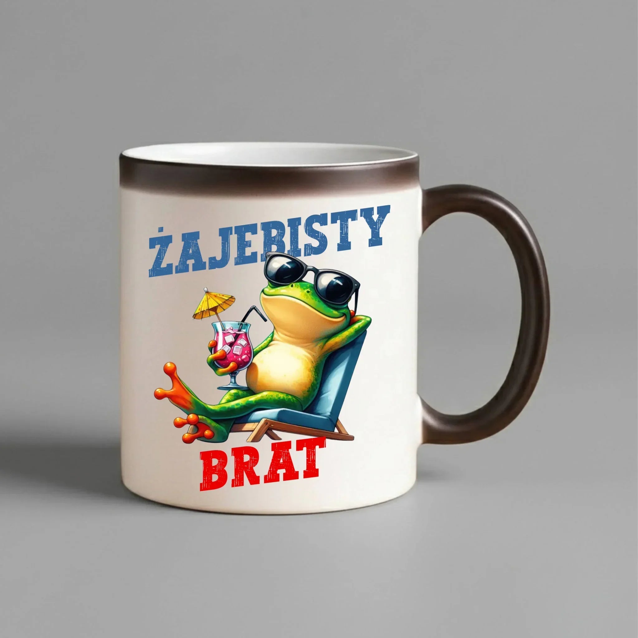 Kubek magiczny dla brata - Żajebisty Brat DB01 - StoryCups.pl