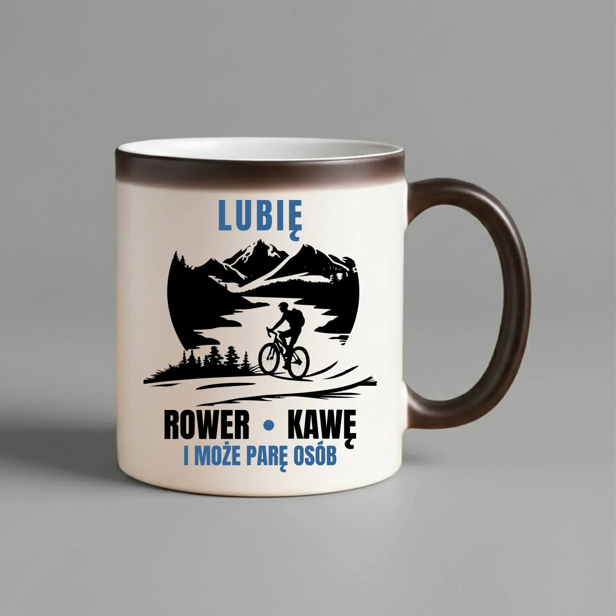 Kubek magiczny dla rowerzysty - Lubię rower kawę i może parę osób HR05 - StoryCups.pl