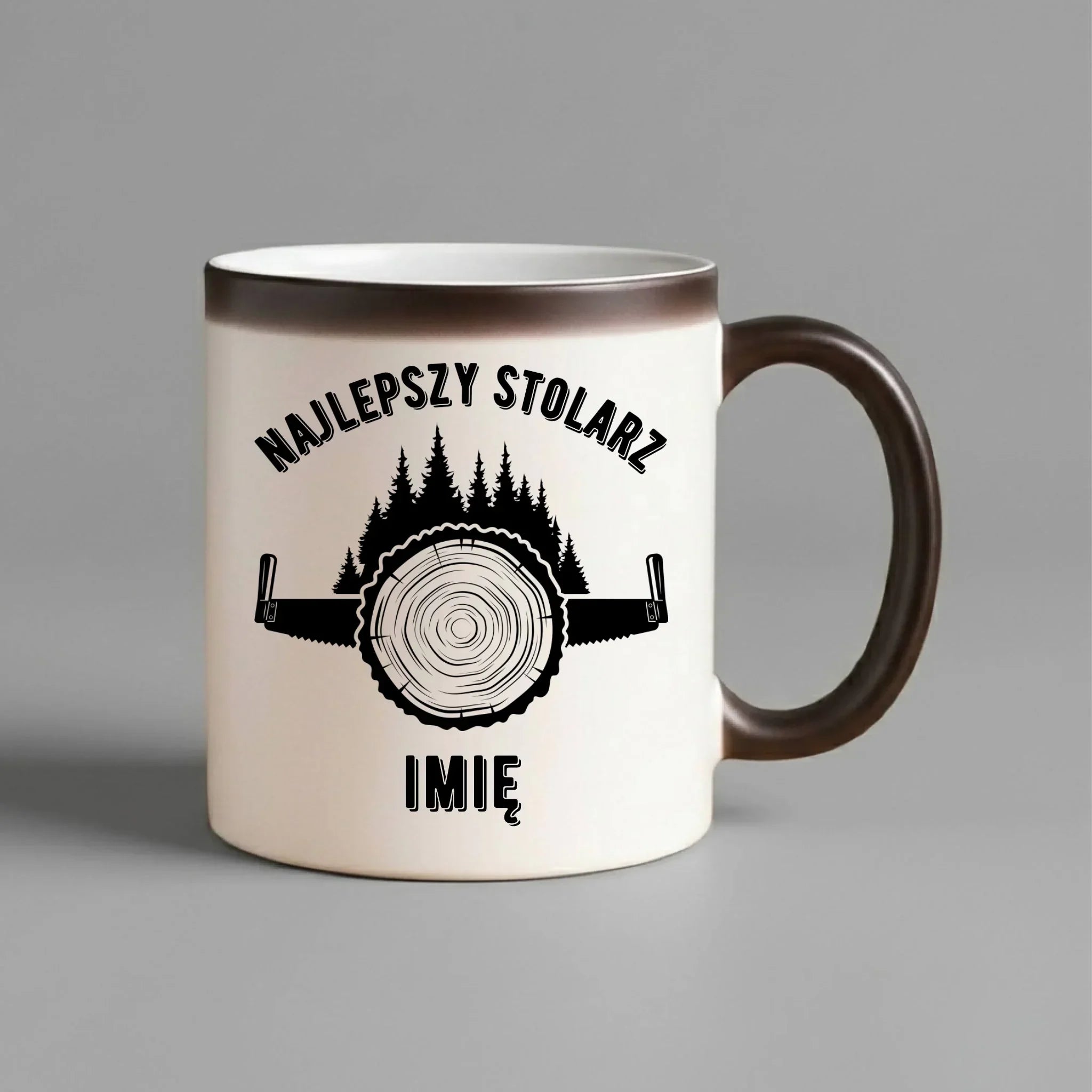 Kubek magiczny dla stolarza - Najlepszy stolarz - personalizowany ZS01 - StoryCups.pl