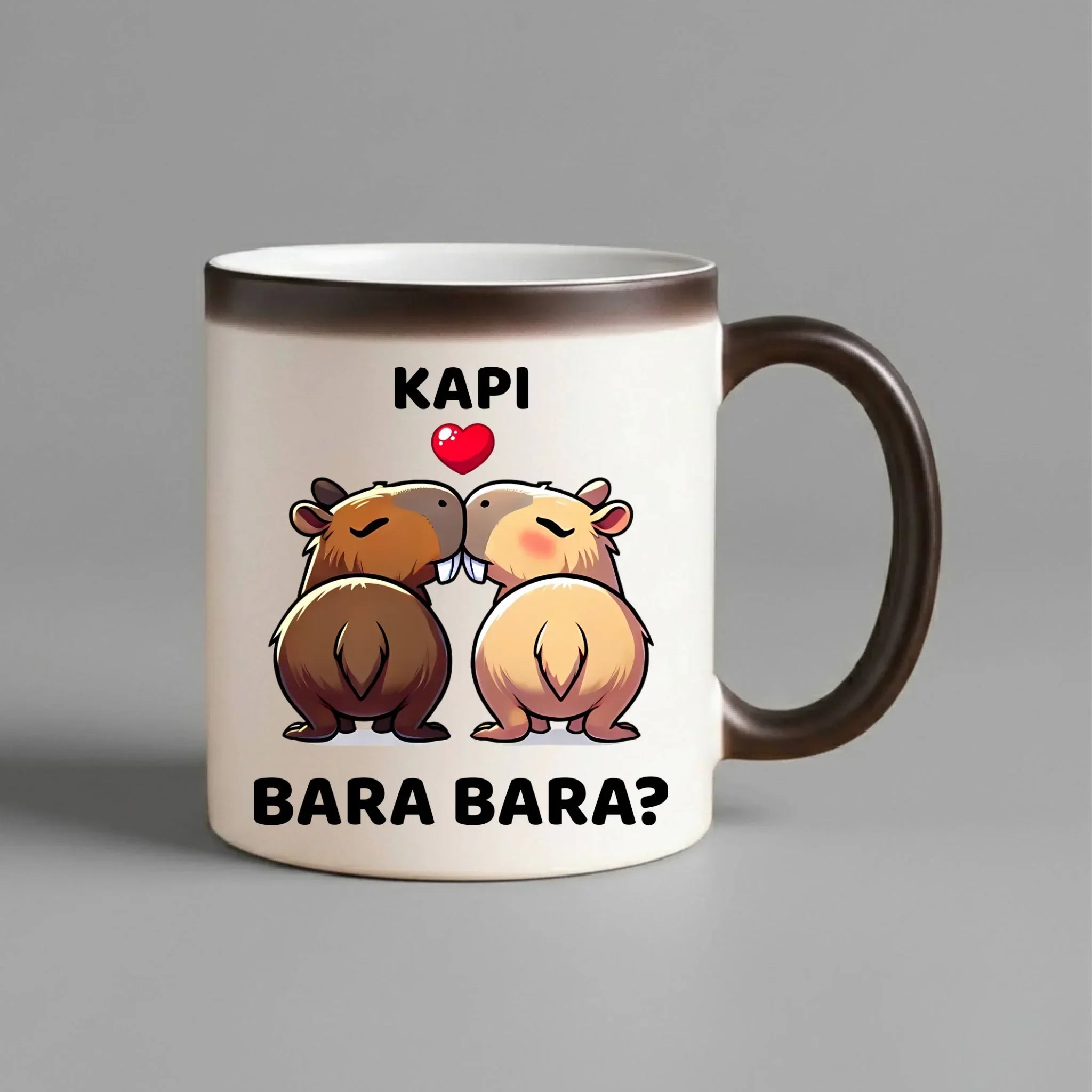 Kubek magiczny dla par - Kapibara bara bara W86 - StoryCups.pl