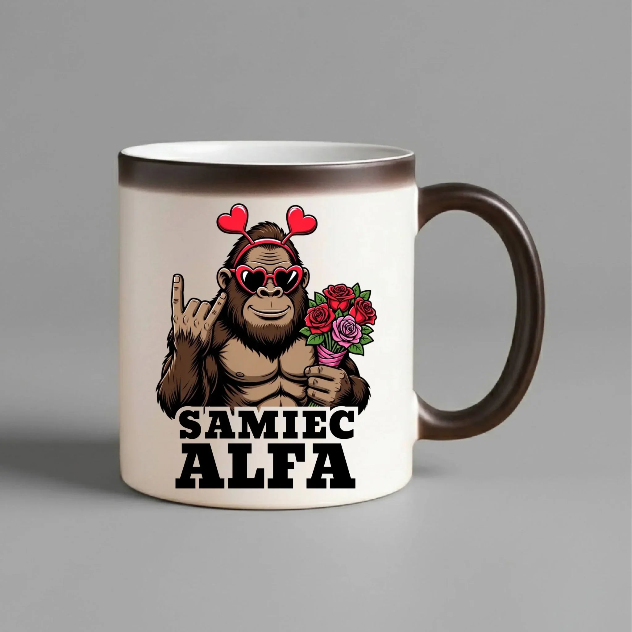 Kubek magiczny dla faceta - Samiec Alfa W74 - StoryCups.pl