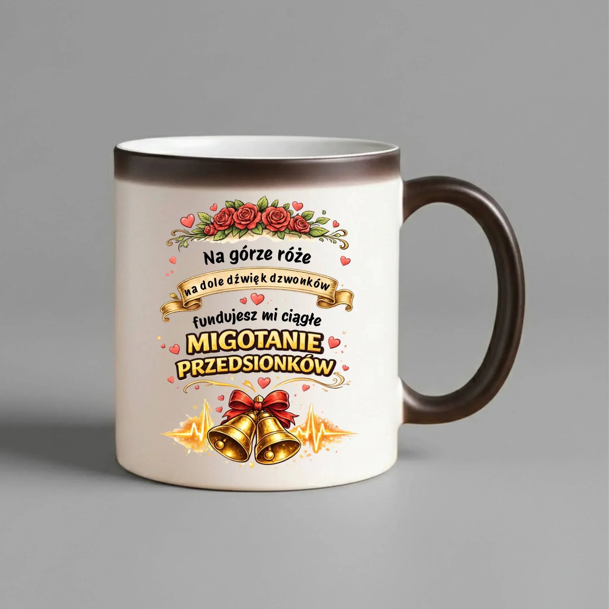 Kubek magiczny dla par - Fundujesz mi ciągłe migotanie przedsionków W71 - StoryCups.pl
