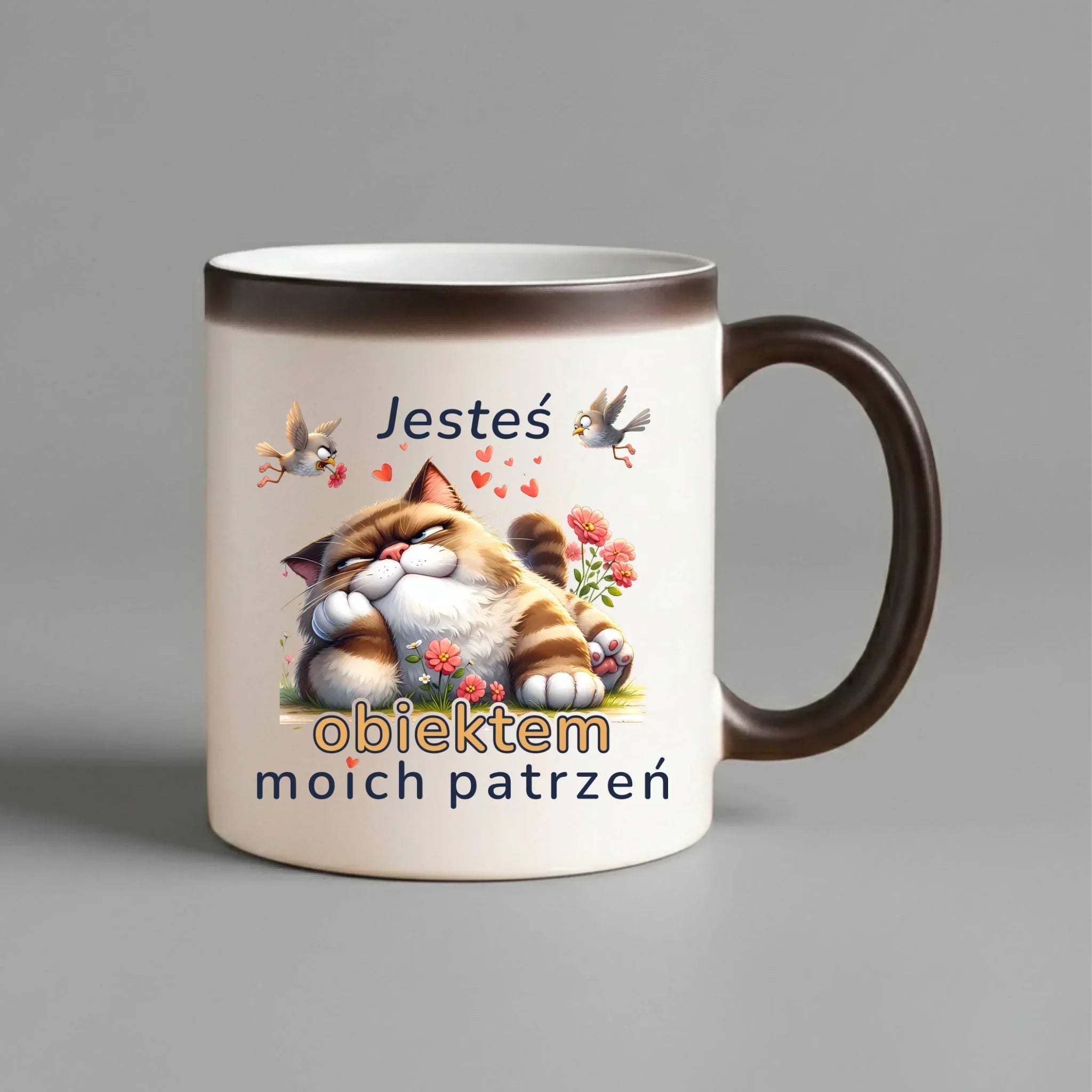 Kubek magiczny dla par - Jesteś obiektem moich patrzeń W68 - StoryCups.pl