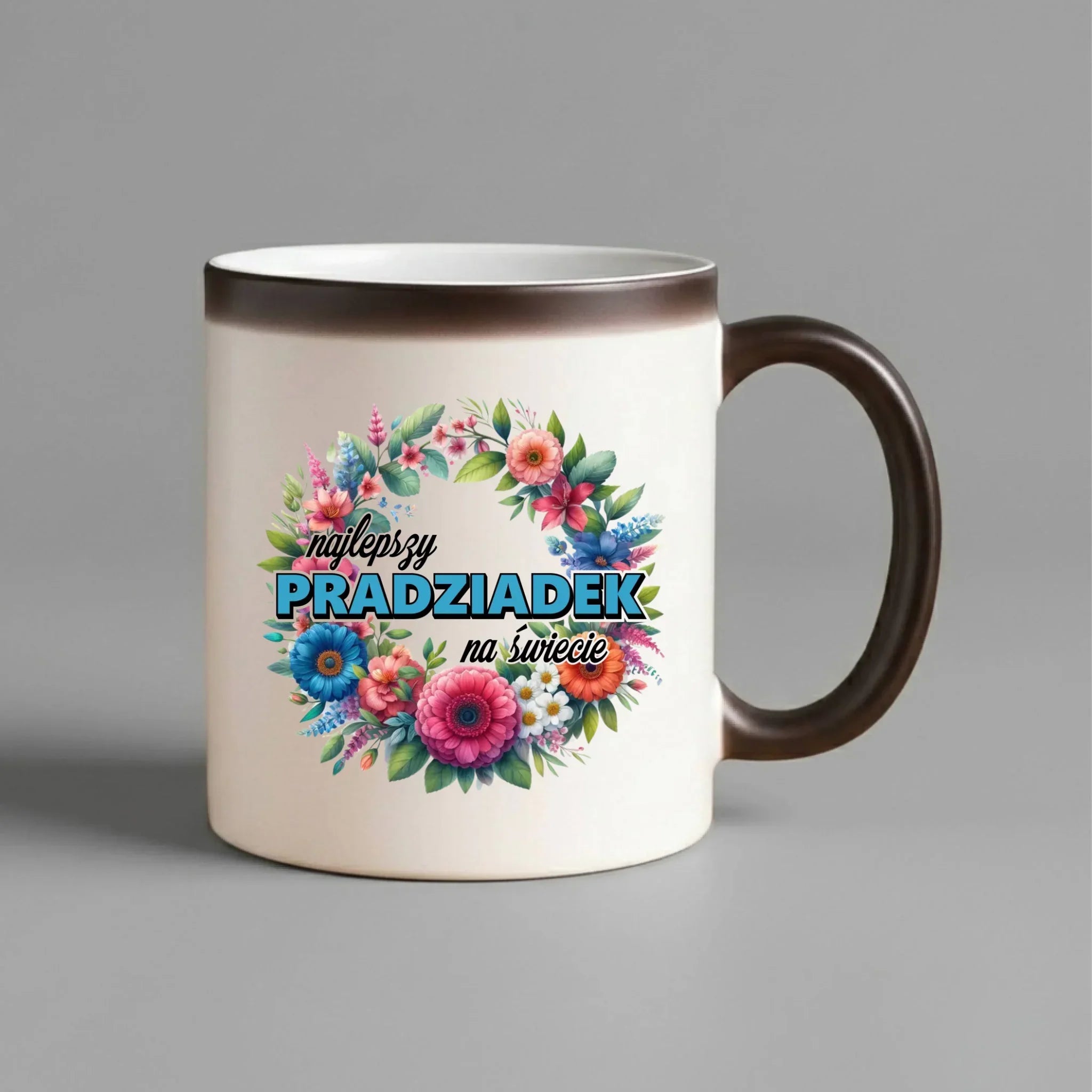 Kubek magiczny dla dziadka - Najlepszy pradziadek na świecie D45 - StoryCups.pl