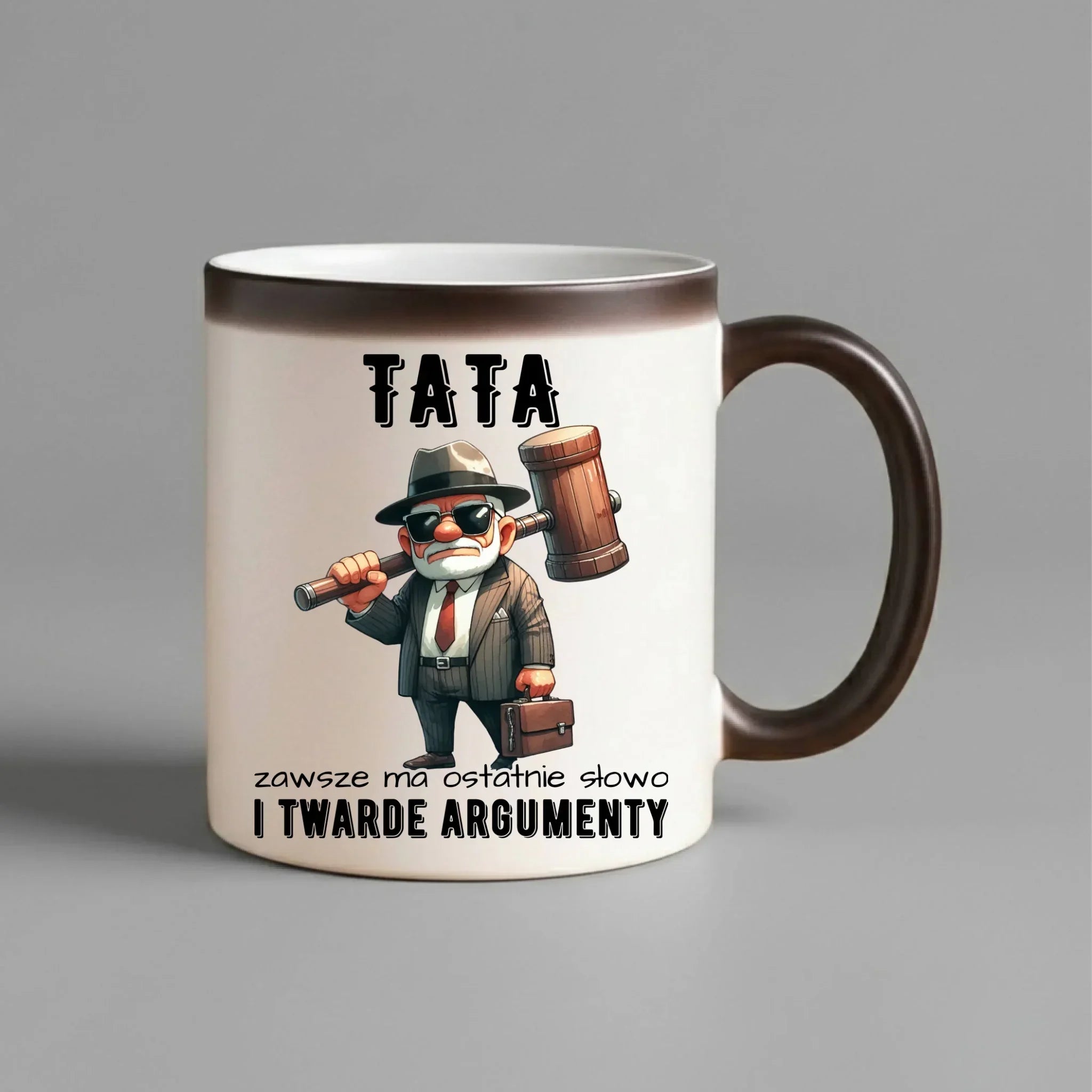Kubek magiczny dla taty - Tata zawsze ma ostatnie słowo DT82 - StoryCups.pl