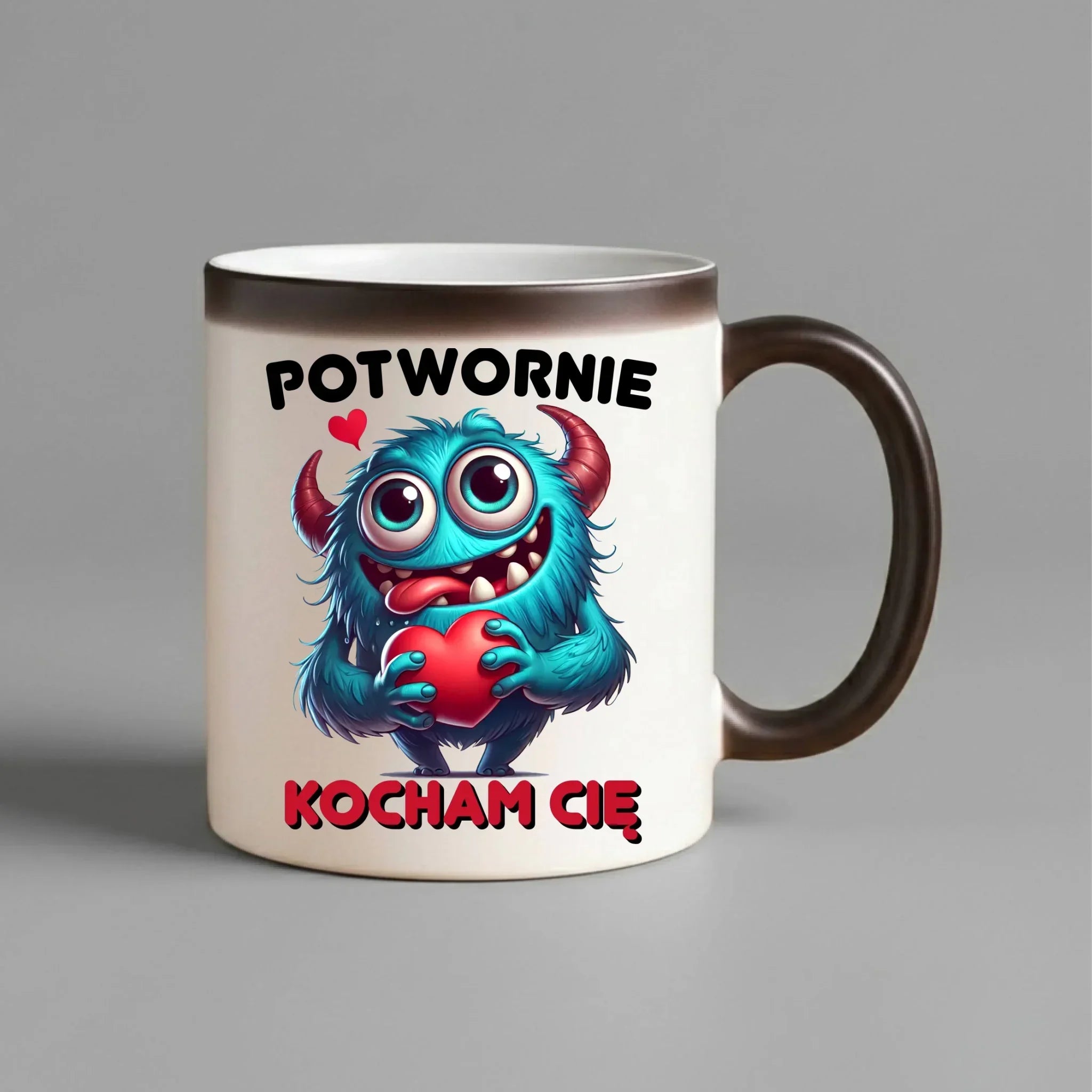 Kubek magiczny dla par - Potwornie Kocham Cię W45 - StoryCups.pl