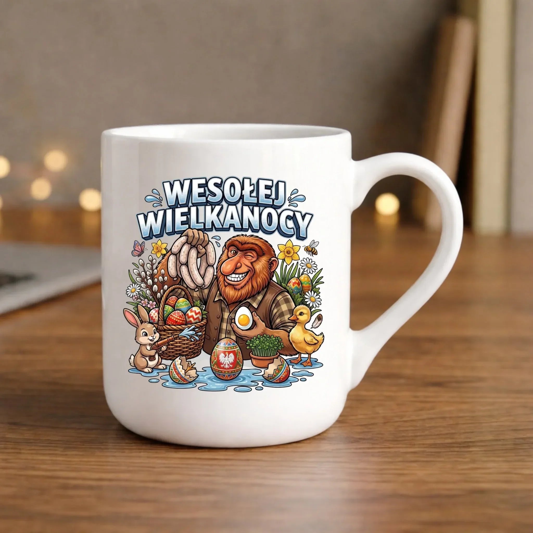 Kubek elegant wielkanocny - Janusz Nosacz - Wesołej Wielkanocy WN21 - StoryCups.pl