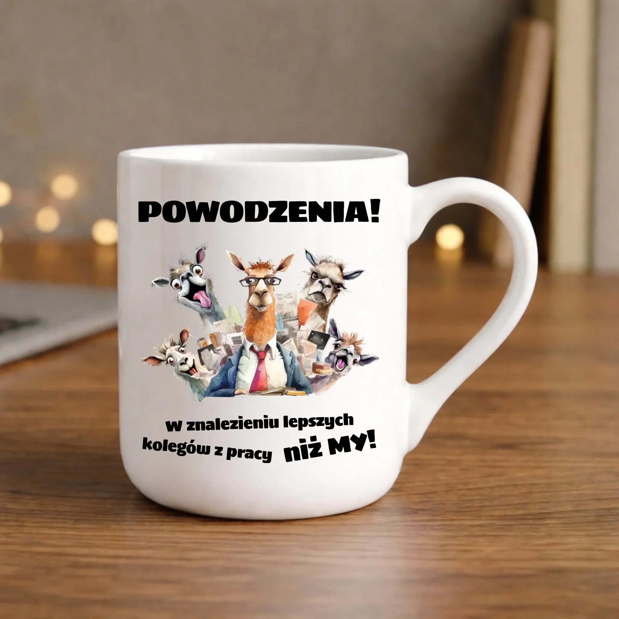 Kubek elegant na odejście z pracy - Powodzenia w znalezieniu lepszych kolegów OP08 - StoryCups.pl