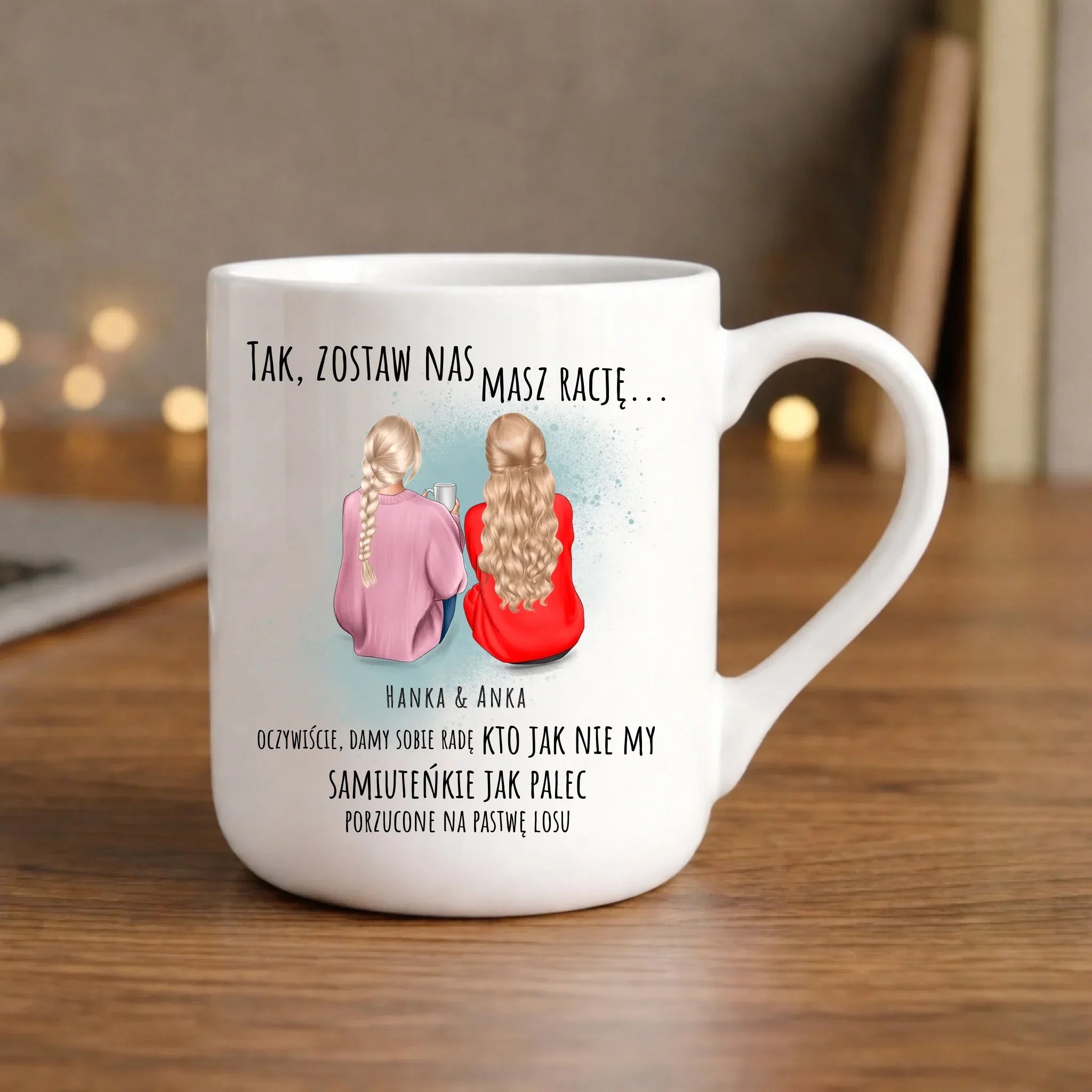 Kubek elegant na odejście z pracy - prezent od koleżanek - 2-5 osób personalizowany OP16 - StoryCups.pl