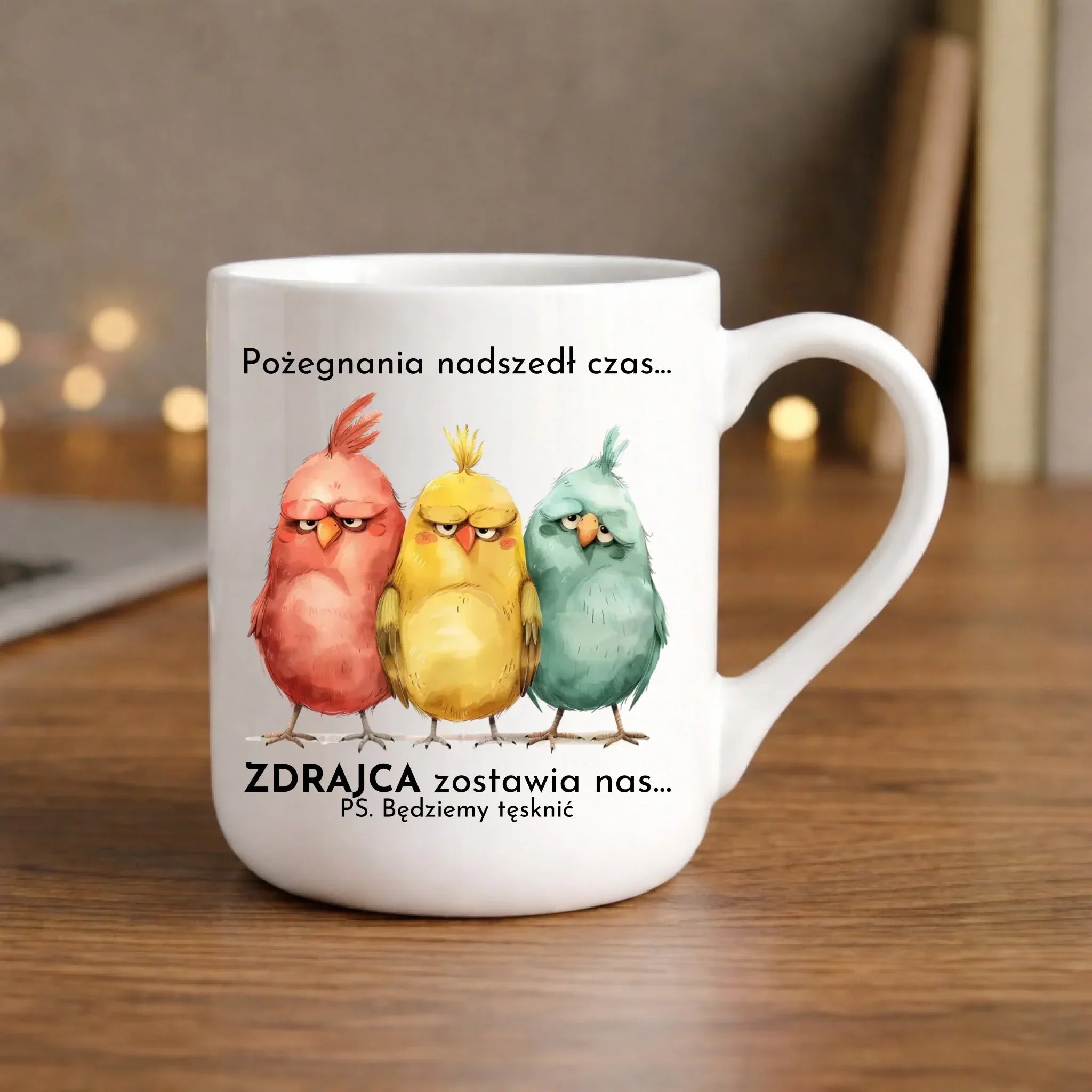 Kubek elegant na odejście z pracy - Pożegnania nadszedł czas OP05 - StoryCups.pl