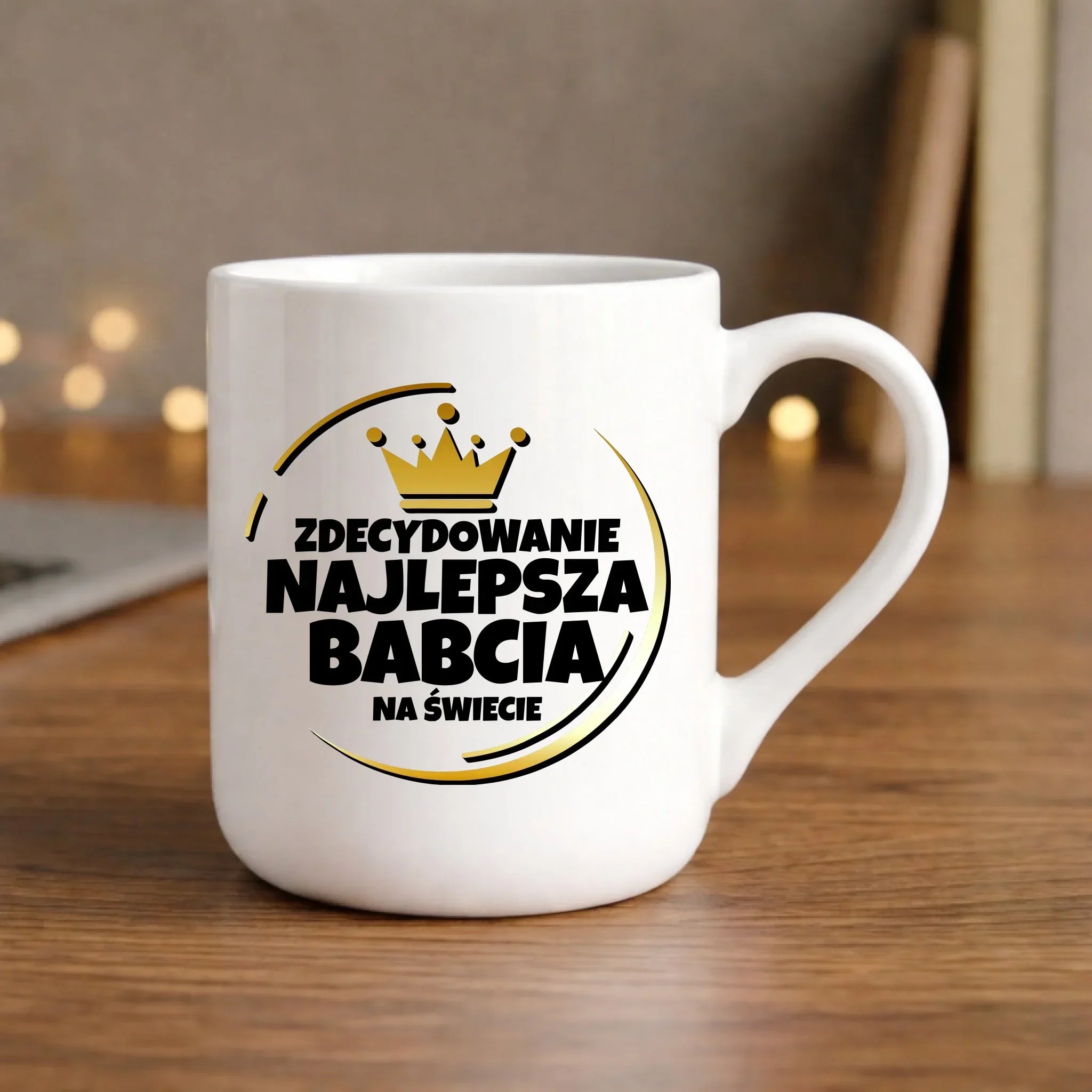 Kubek elegant dla babci - Zdecydowanie najlepsza babcia B32 - StoryCups.pl
