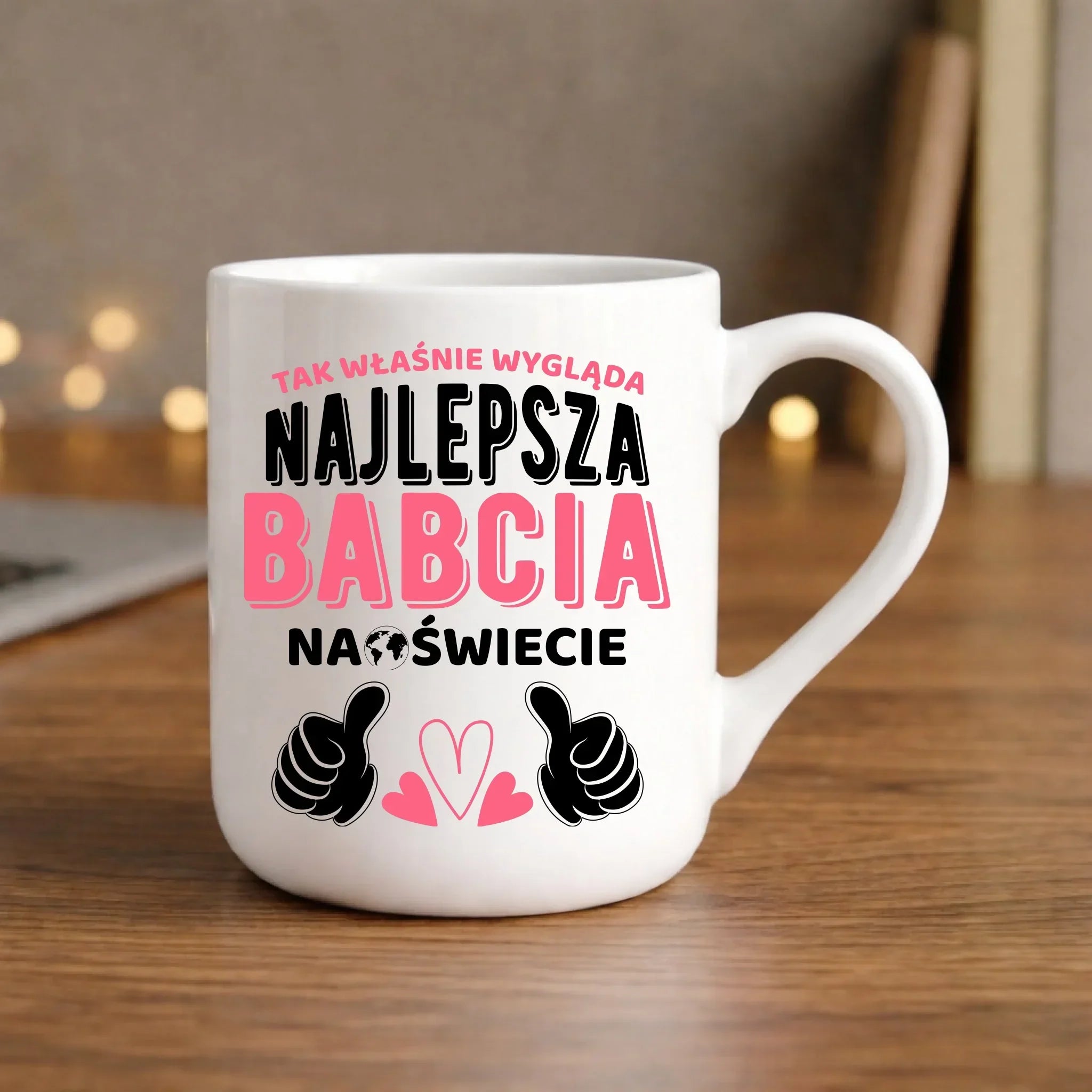Kubek elegant dla babci - Tak wygląda najlepsza babcia na świecie B24 - StoryCups.pl