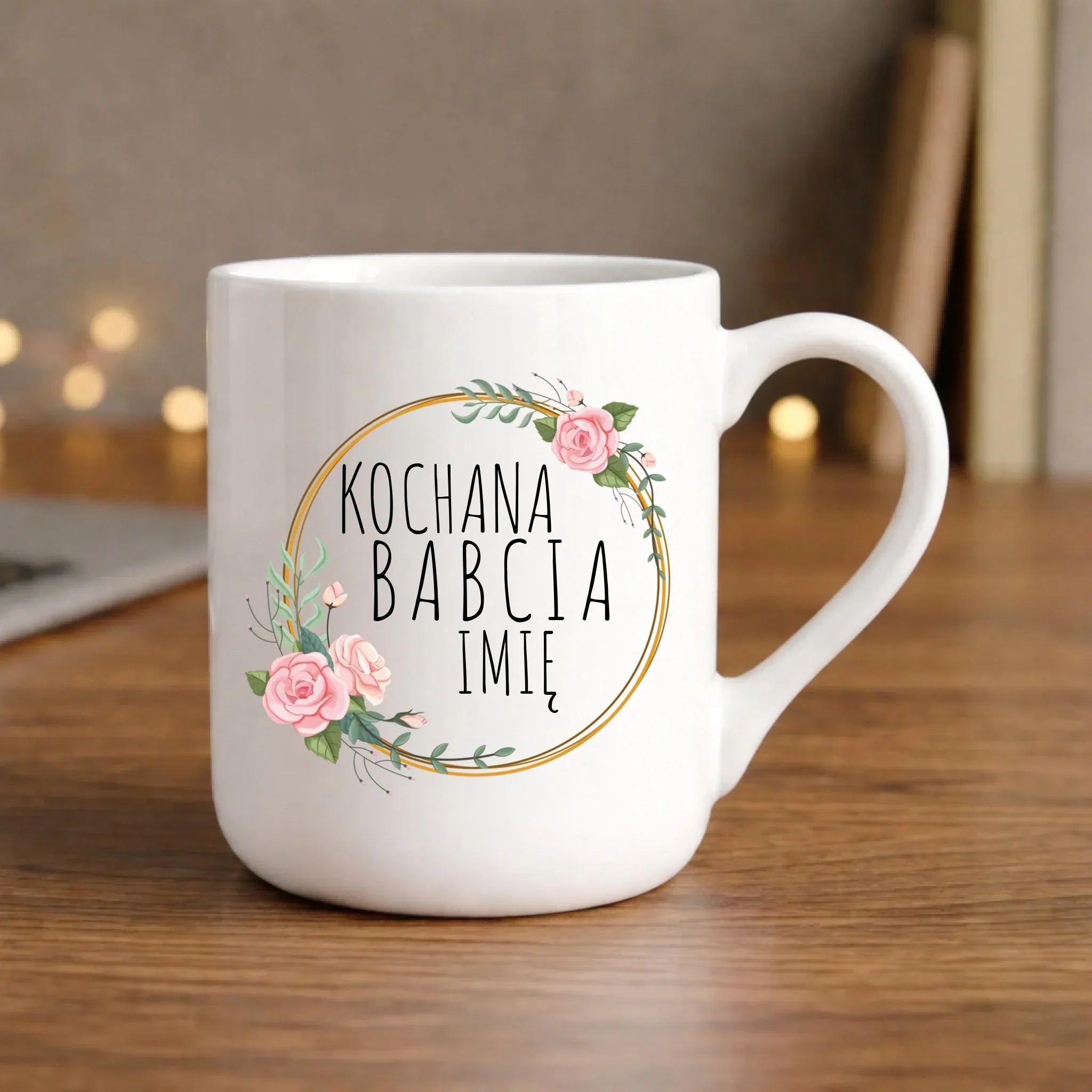 Kubek elegant dla babci - Kochana Babcia - personalizowany B10 - StoryCups.pl