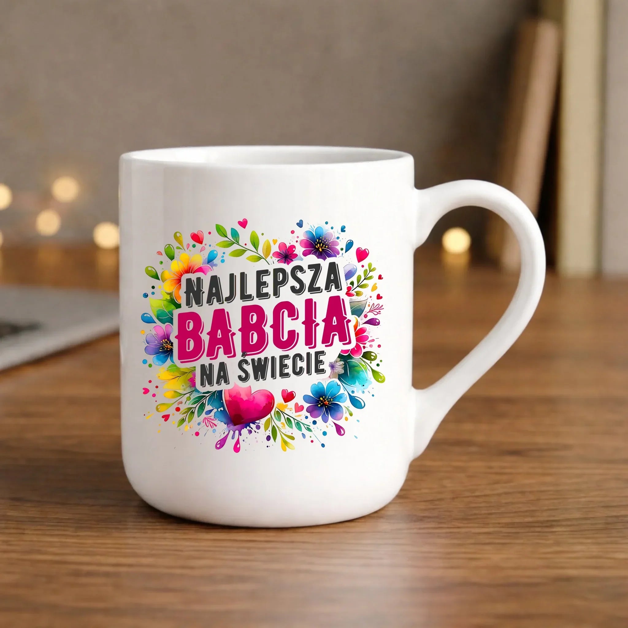 Kubek elegant dla babci - Najlepsza Babcia na świecie B07 - StoryCups.pl