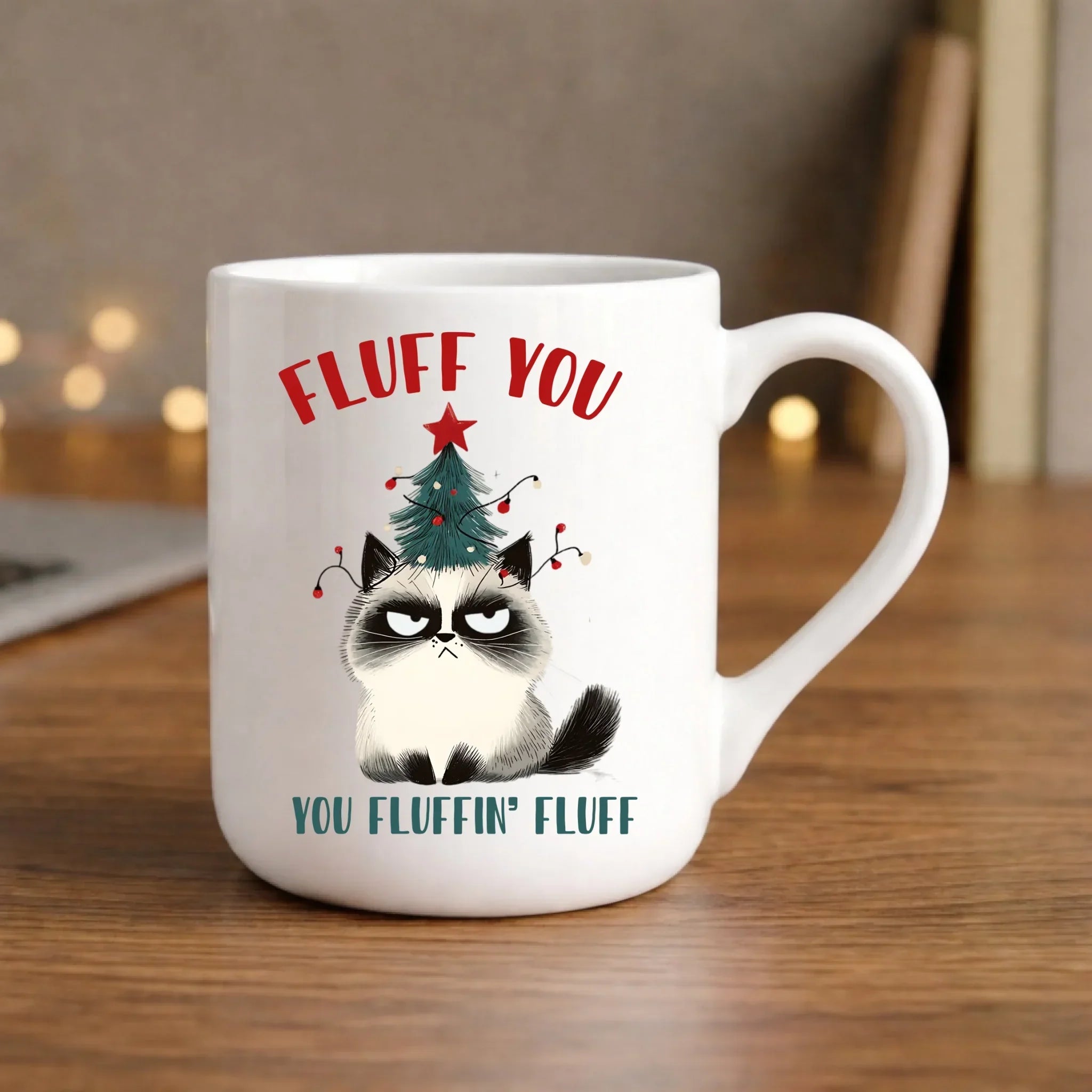 Kubek elegant świąteczny - Fluff You BN10 - StoryCups.pl