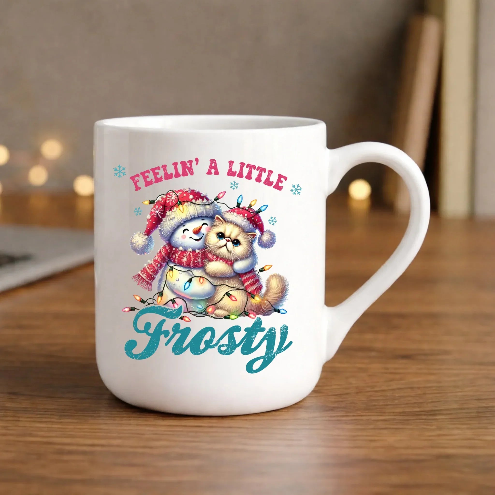 Kubek elegant świąteczny - Feelin' a little frosty BN52 - StoryCups.pl