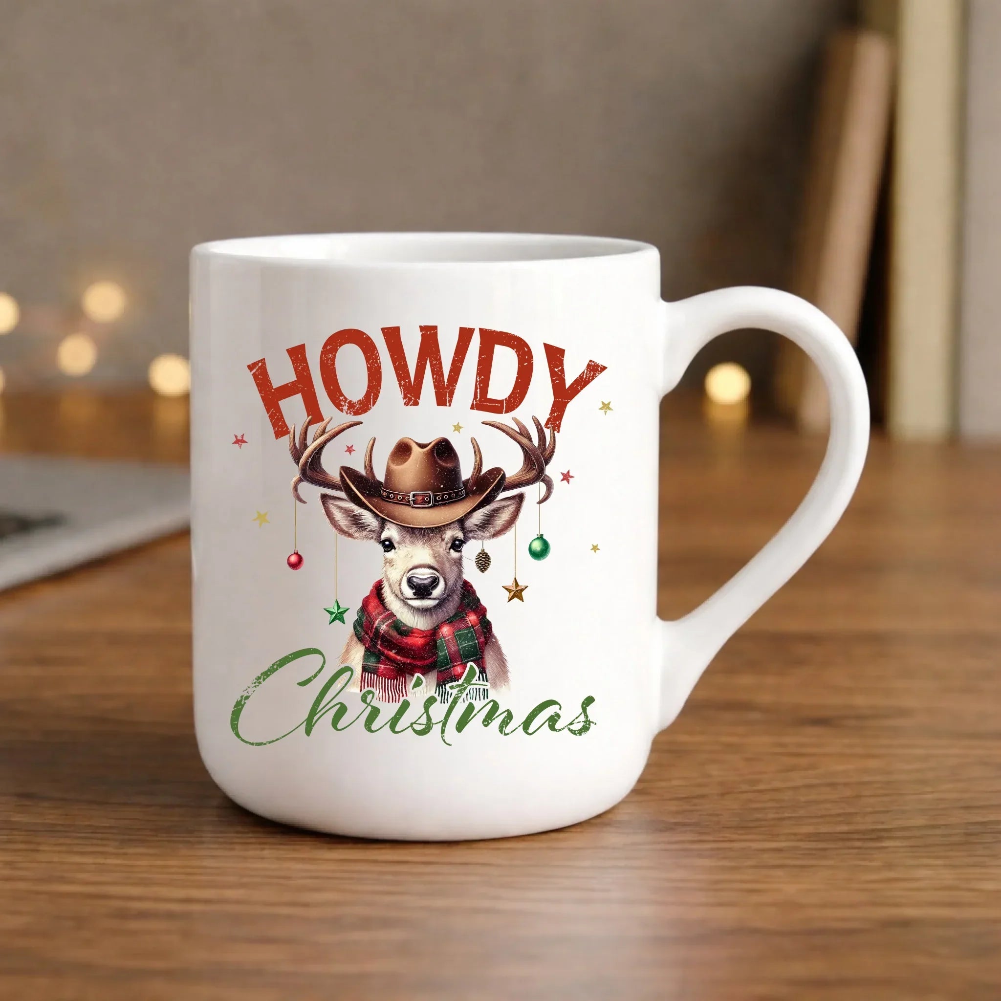 Kubek elegant świąteczny - Howdy Christmas BN54 - StoryCups.pl