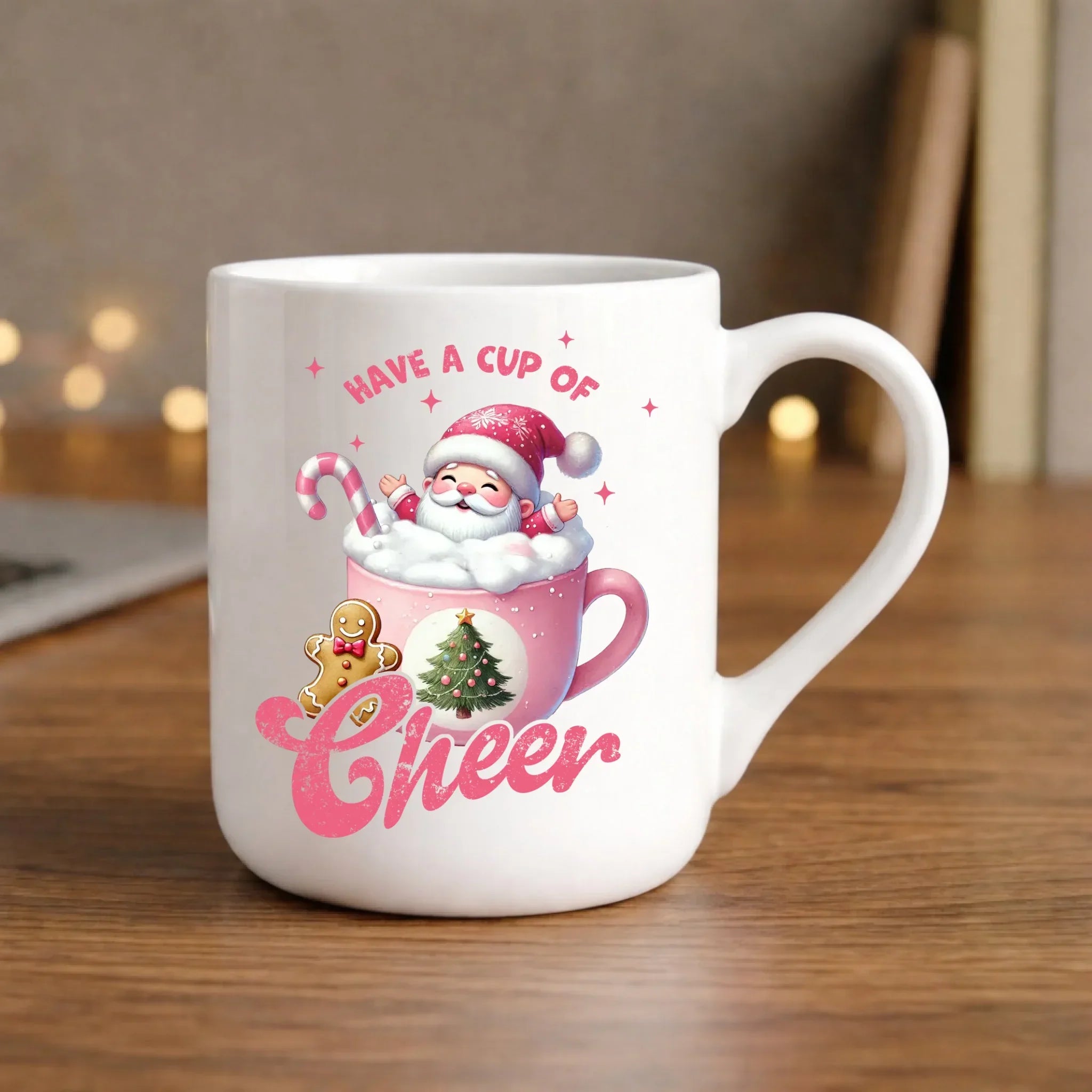 Kubek elegant świąteczny - Have a cup of cheer BN53 - StoryCups.pl