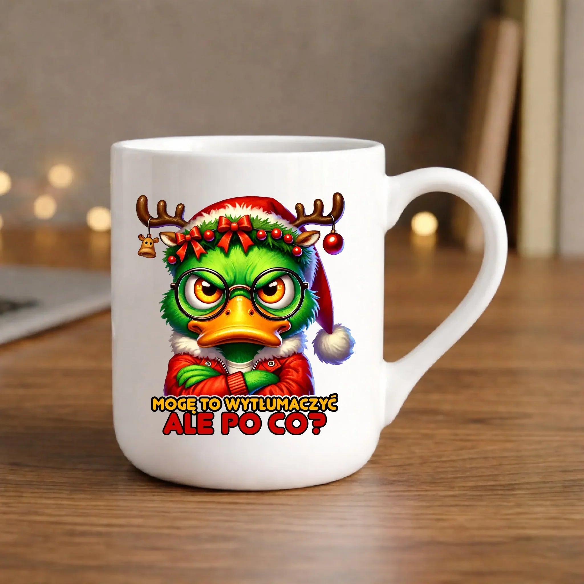 Kubek elegant świąteczny - Mogę to wytłumaczyć Ale po co? BN77 - StoryCups.pl
