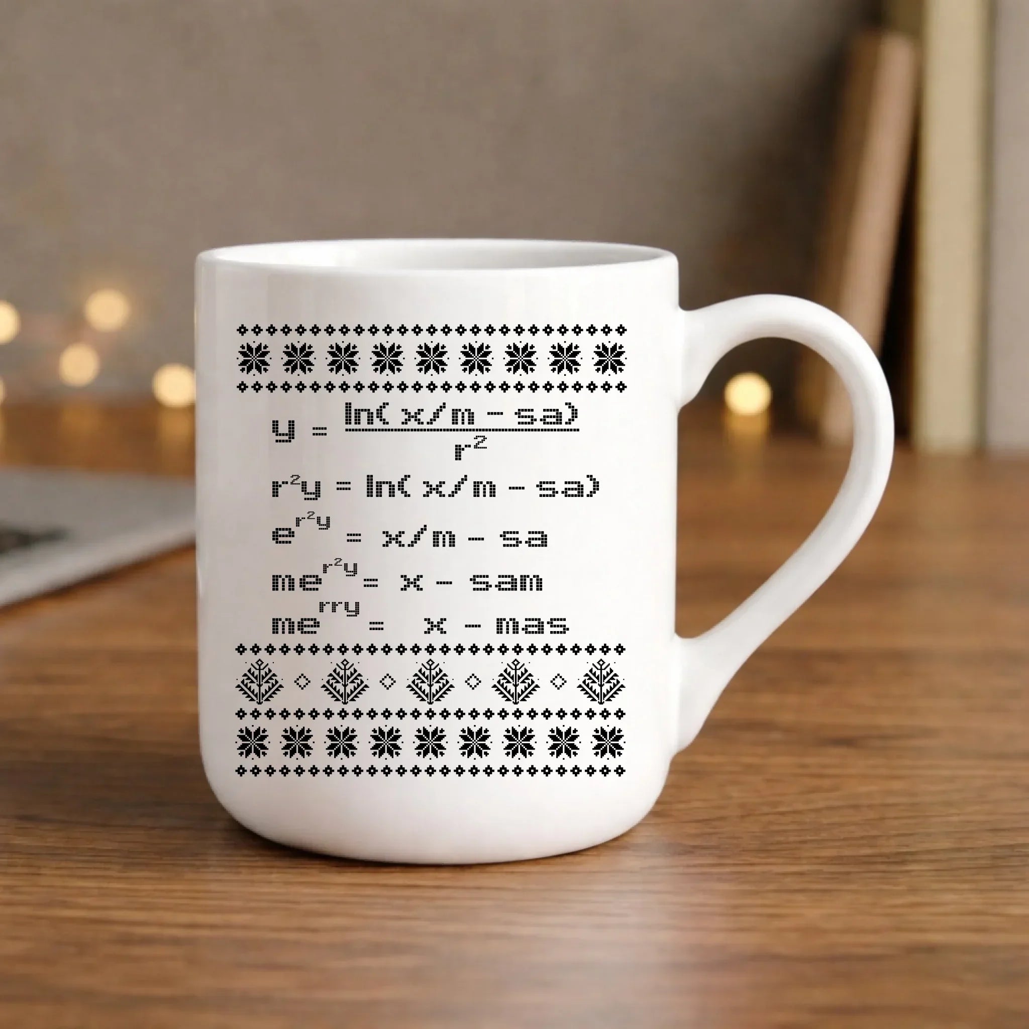 Kubek elegant świąteczny - Zadanie matematyczne BN108 - StoryCups.pl