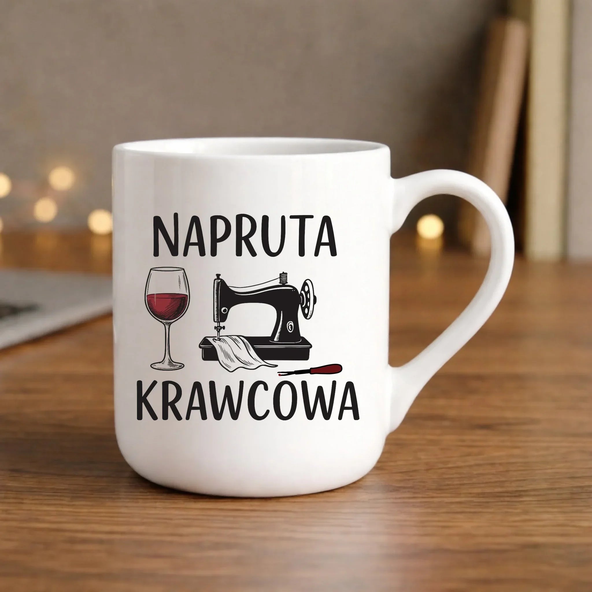 Kubek elegant szyciowy dla krawcowej - Napruta krawcowa HS25 - StoryCups.pl