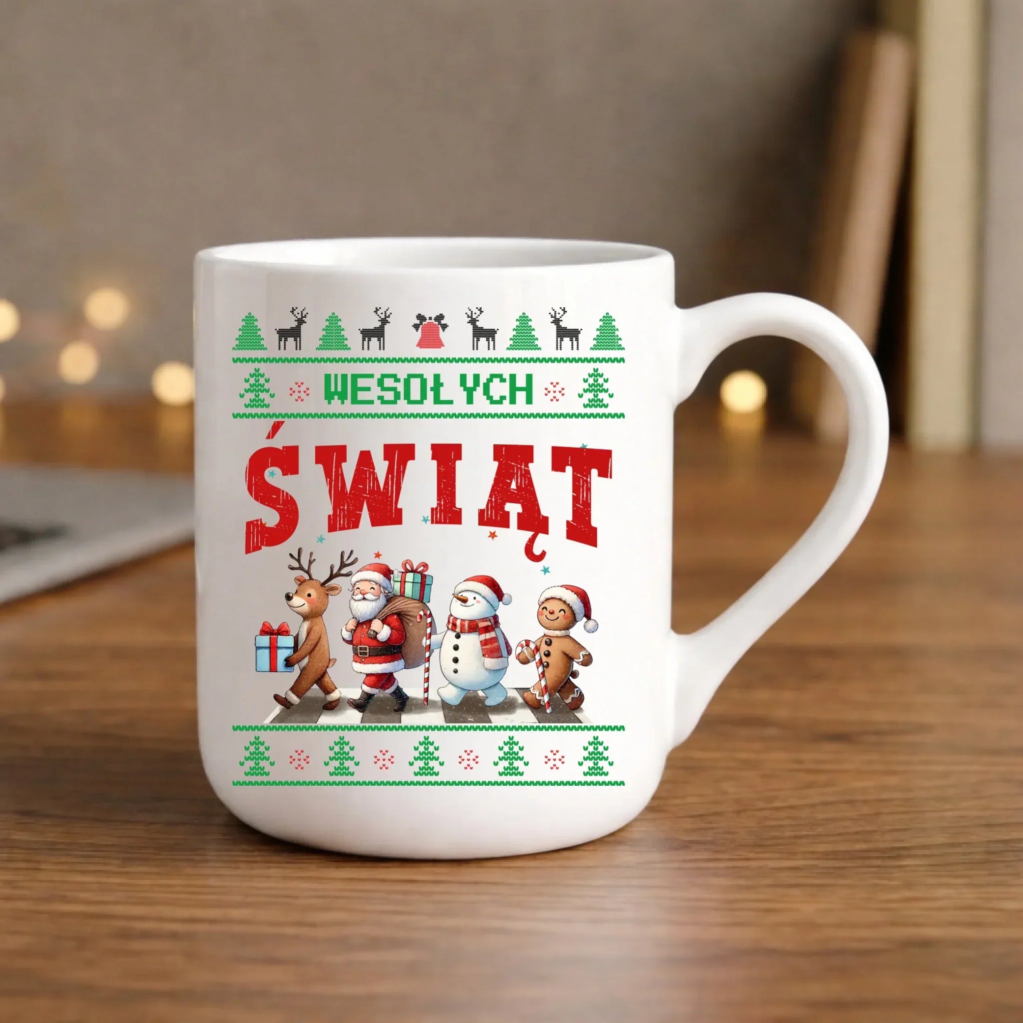 Kubek elegant świąteczny - Wesołych Świąt BN06 - StoryCups.pl