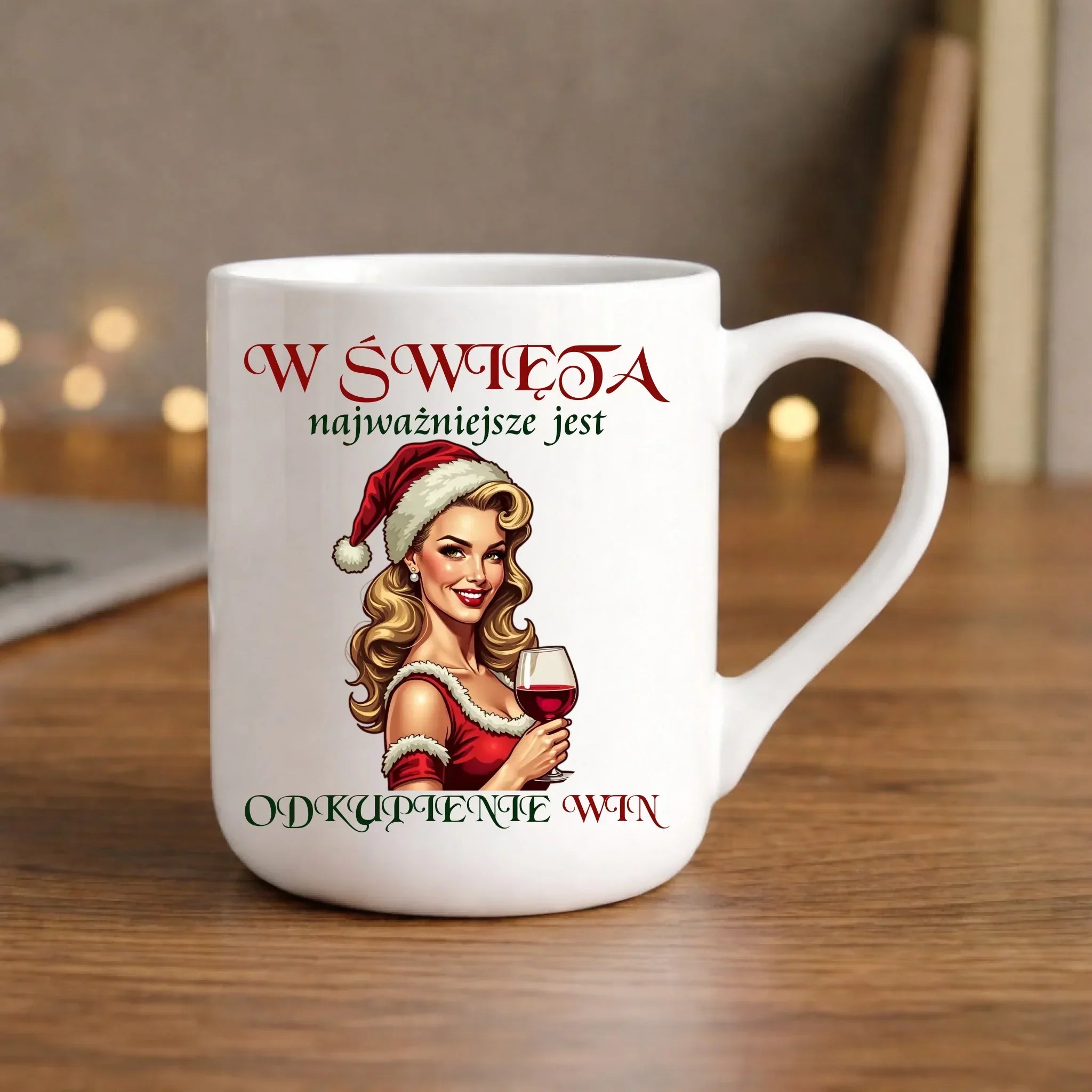 Kubek elegant świąteczny - Odkupienie win BN04 - StoryCups.pl