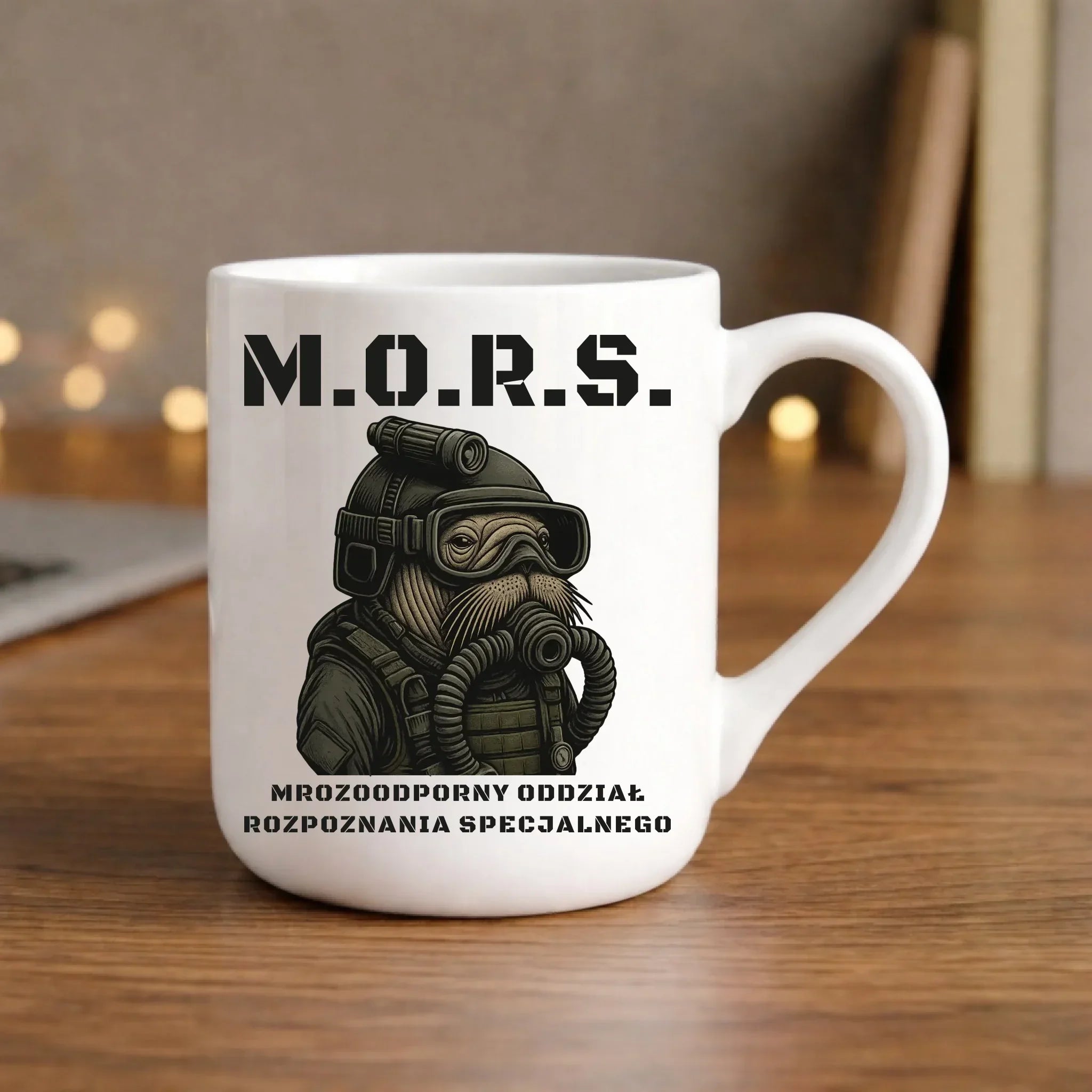 Kubek elegant - prezent dla morsa - M.O.R.S. Mrozoodporny Oddział Rozpoznania Specjalnego HM20 - StoryCups.pl