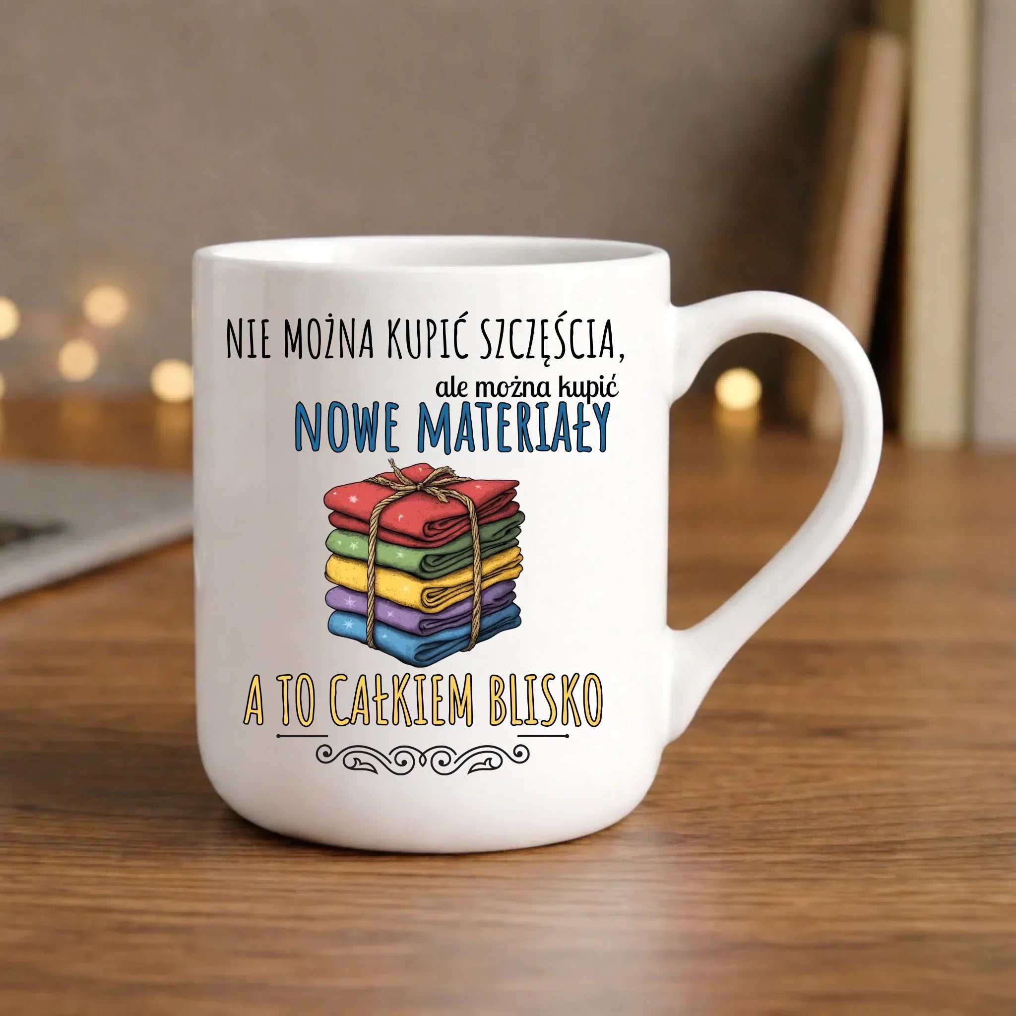 Kubek elegant szyciowy dla krawcowej - Nie można kupić szczęścia HS03 - StoryCups.pl