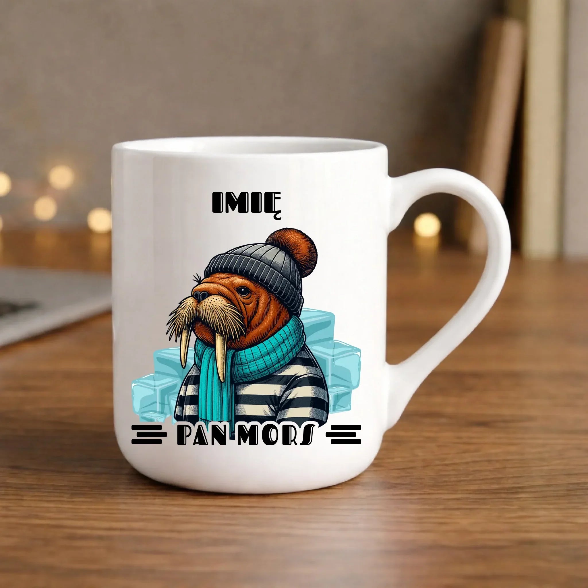 Kubek elegant - prezent dla morsa - Pan Mors - personalizowany HM15 - StoryCups.pl