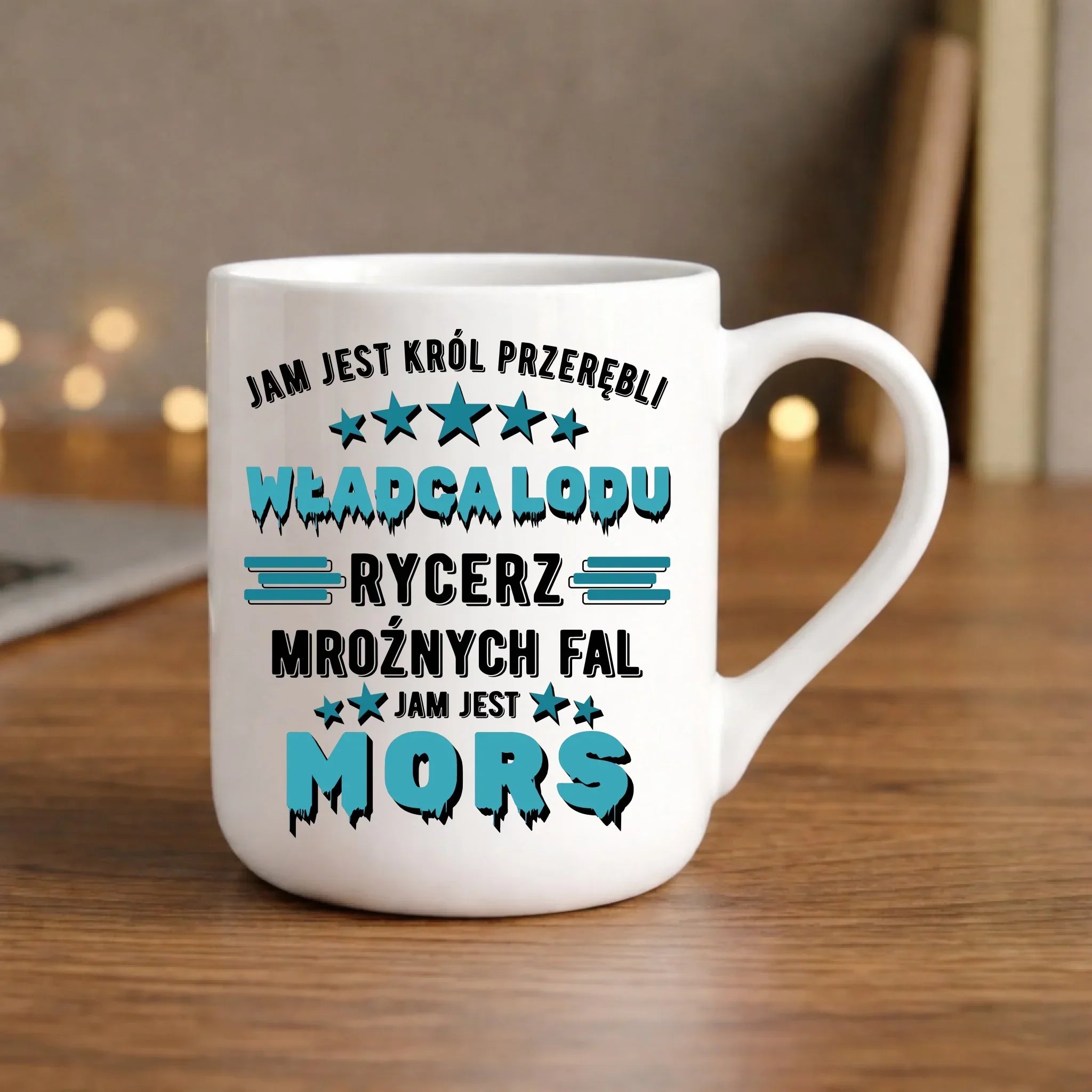 Kubek elegant - prezent dla morsa - Jam jest Król przerębli Jam jest mors HM13 - StoryCups.pl
