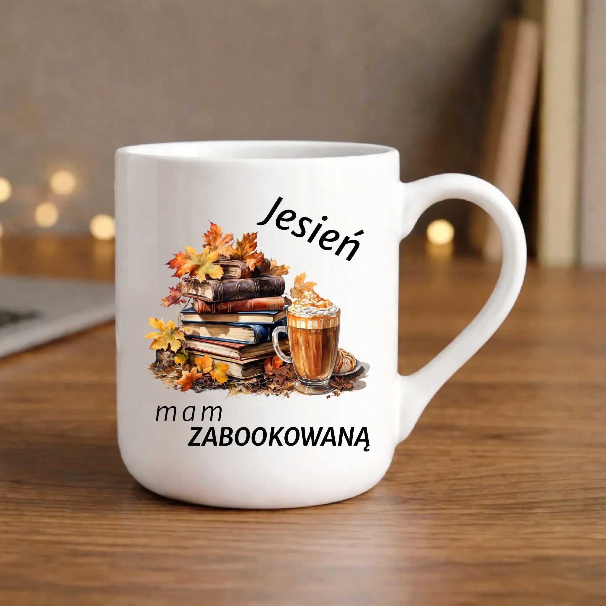 Kubek elegant jesienny - Jesień mam zabookowaną JS28 - StoryCups.pl