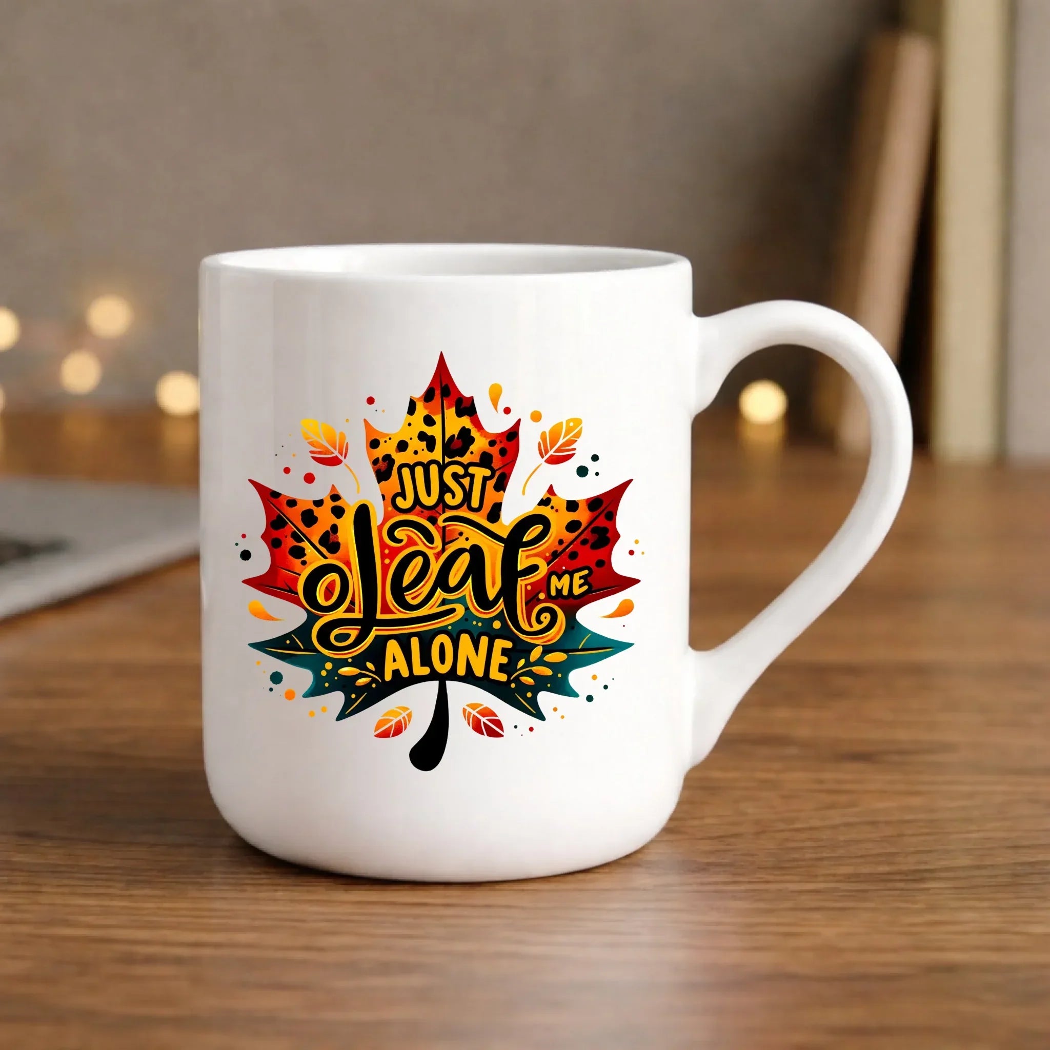 Kubek elegant jesienny - Just leaf me alone JS22 - StoryCups.pl