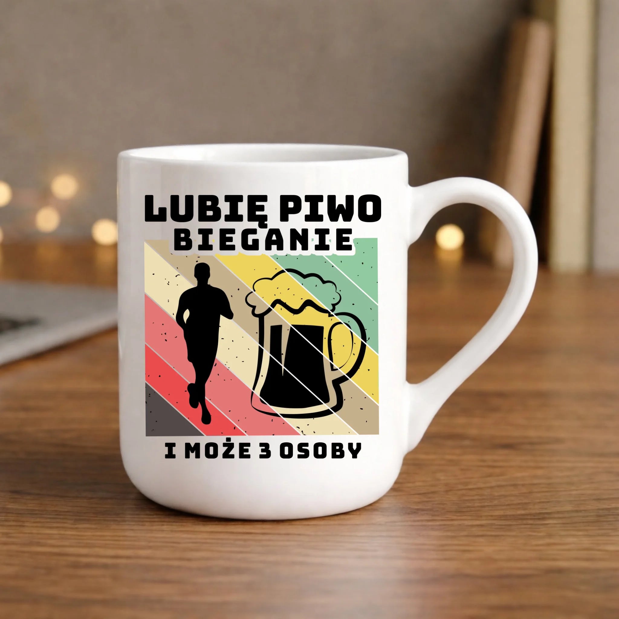 Kubek elegant dla biegacza - Lubię piwo bieganie HB01