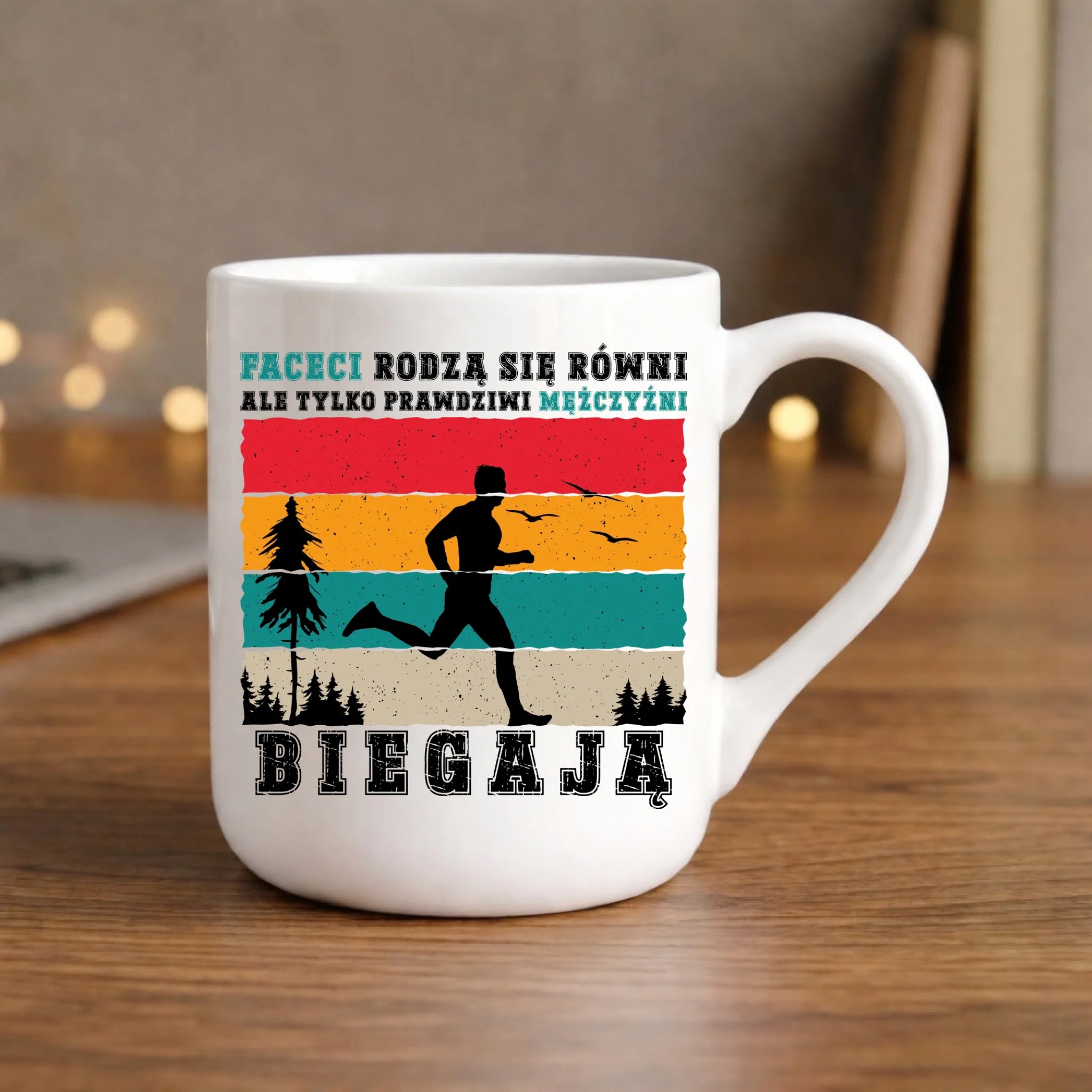 Kubek elegant dla biegacza - Prawdziwi mężczyźni biegają HB02