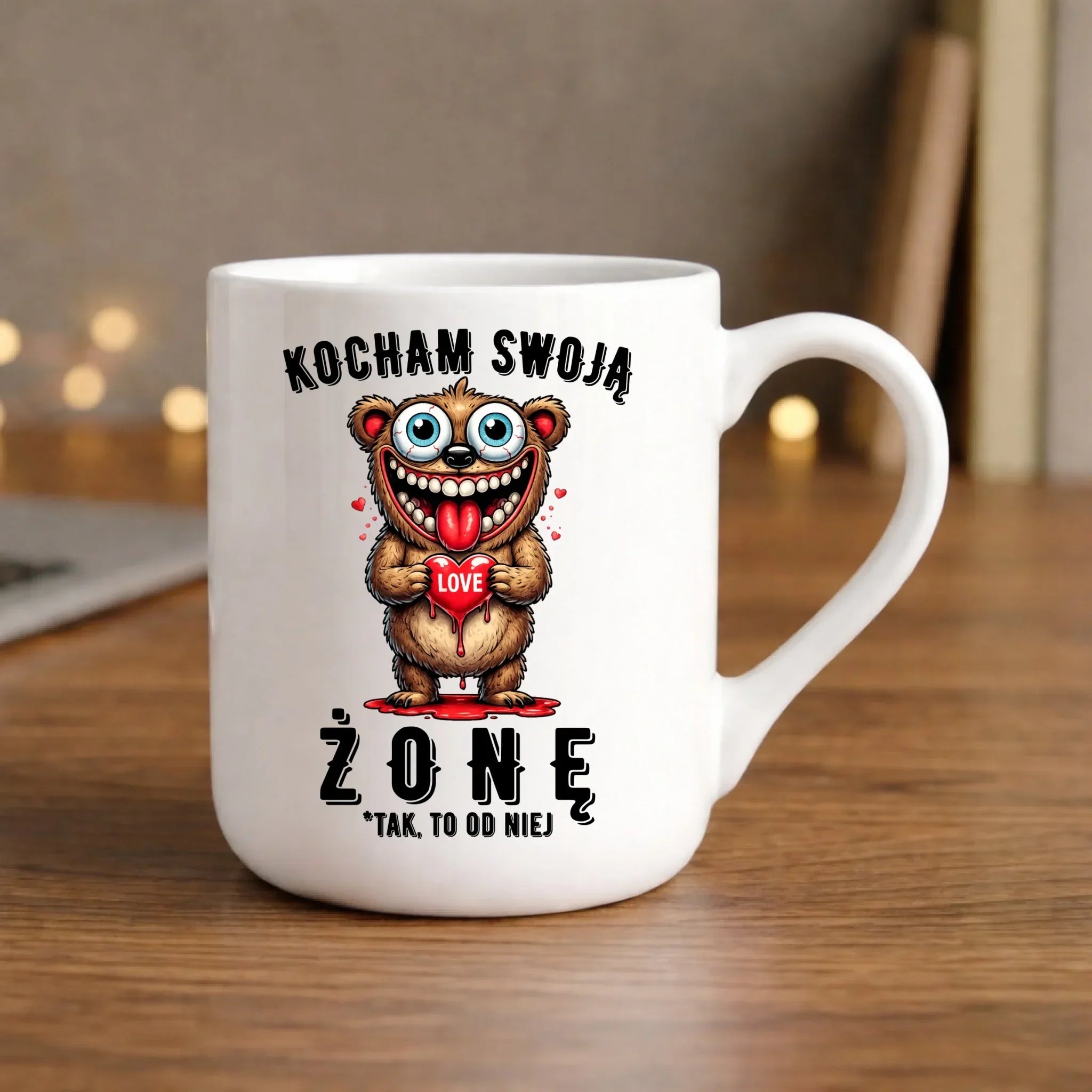 Kubek elegant dla męża - Kocham swoją żonę W23 - StoryCups.pl