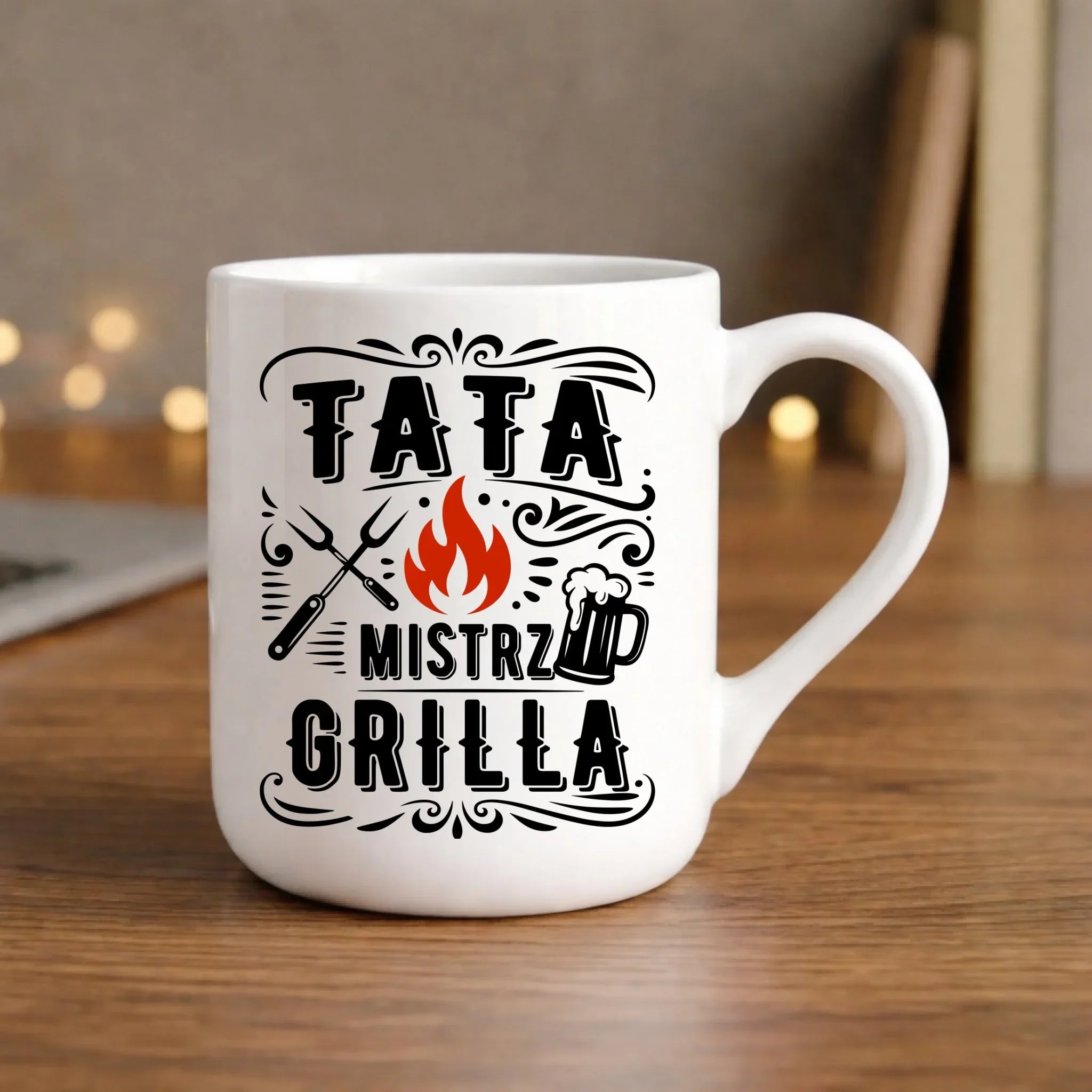 Kubek elegant dla taty - Tata mistrz grilla DT53 - StoryCups.pl