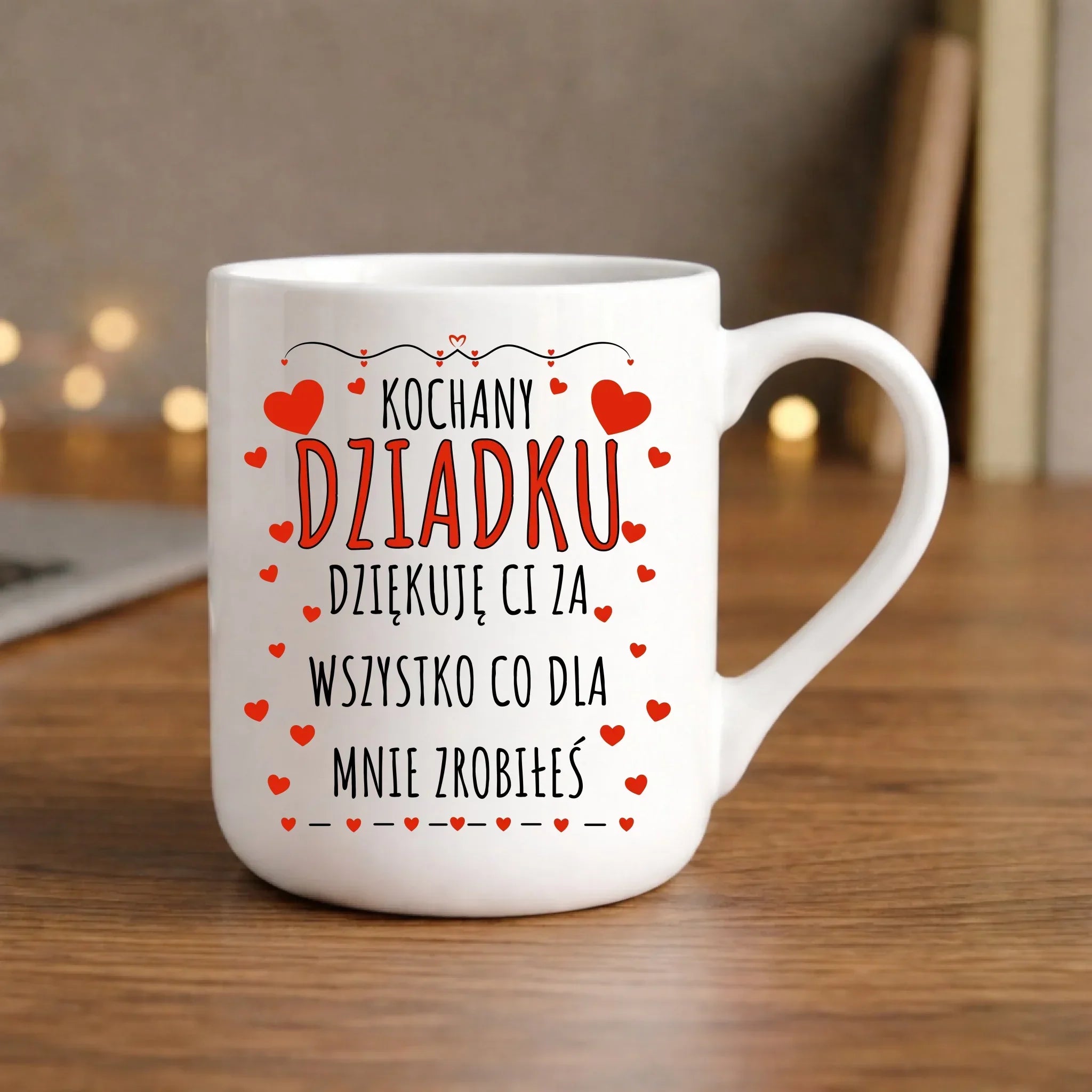 Kubek elegant dla dziadka - Kochany Dziadku dziękuję Ci D21 - StoryCups.pl