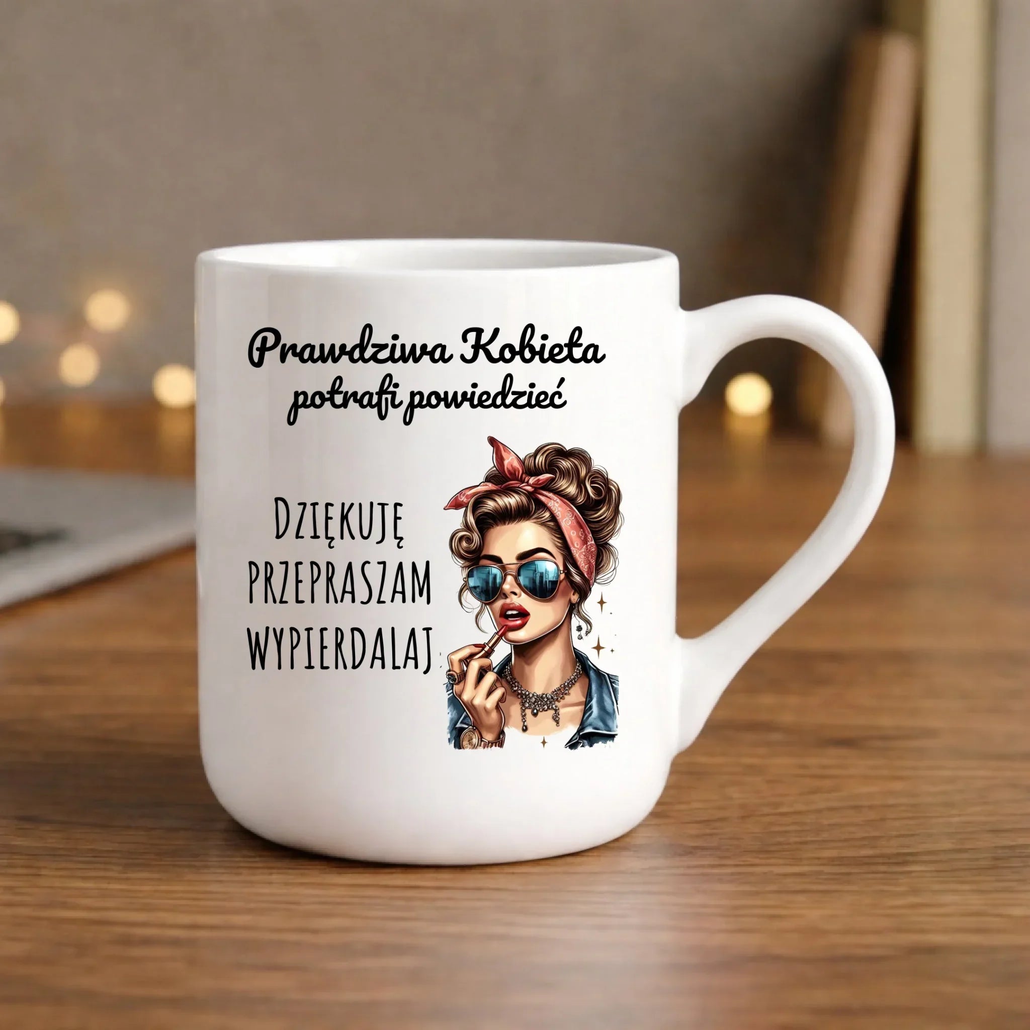 Kubek elegant - Prawdziwa kobieta - bez cenzury DZ15 - StoryCups.pl