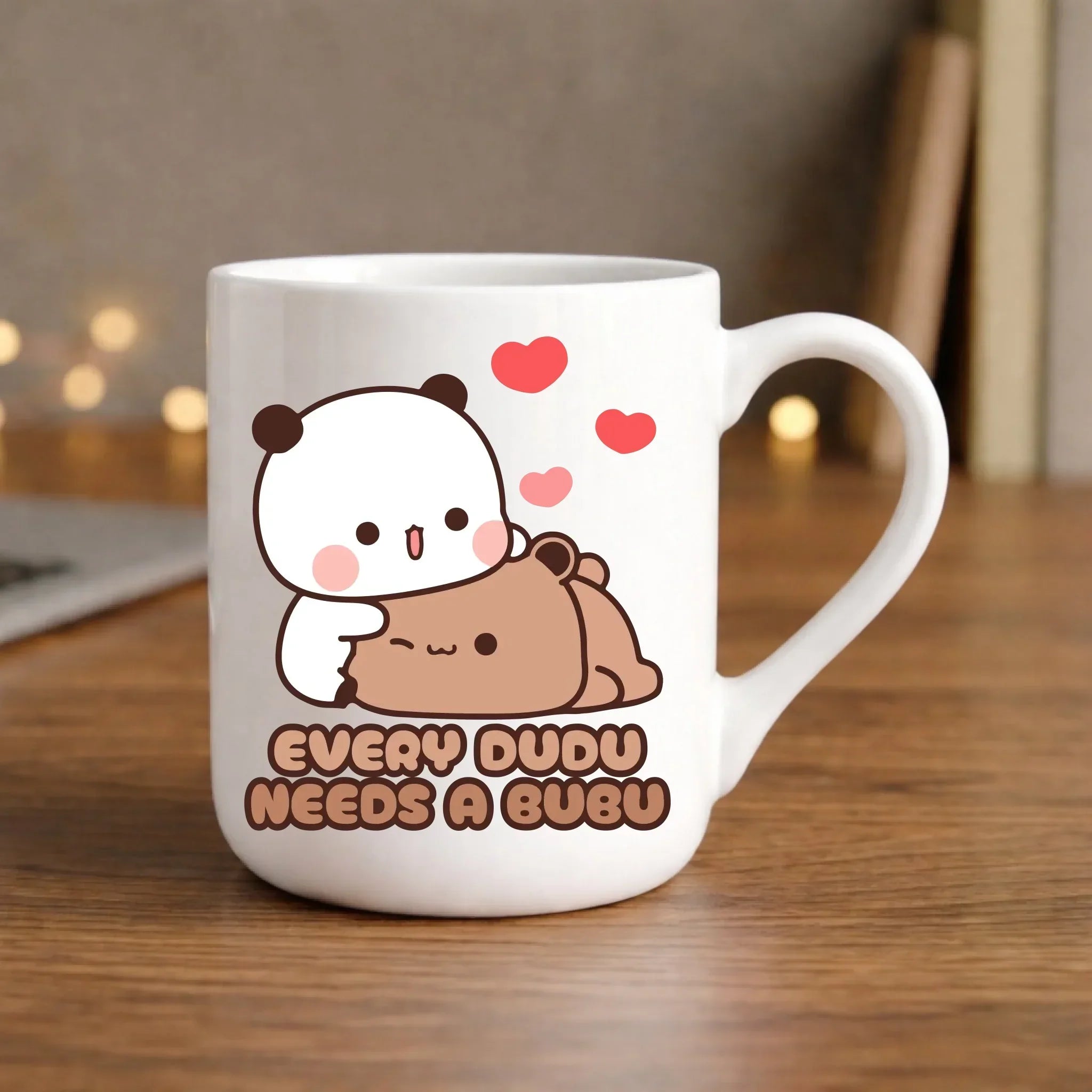 Kubek elegant dla par - Every Dudu needs a Bubu W32 - StoryCups.pl
