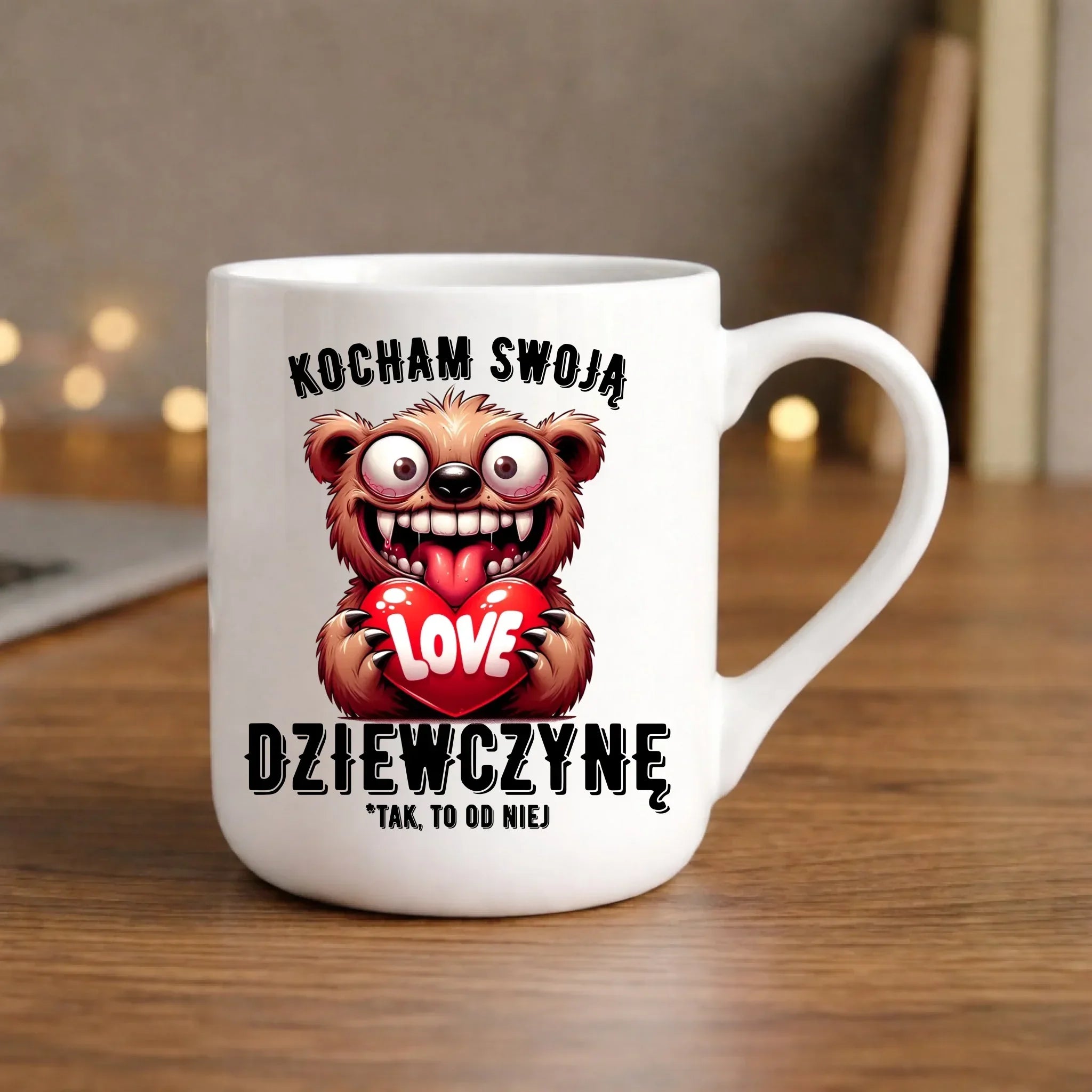 Kubek elegant dla chłopaka - Kocham swoją dziewczynę W30 - StoryCups.pl