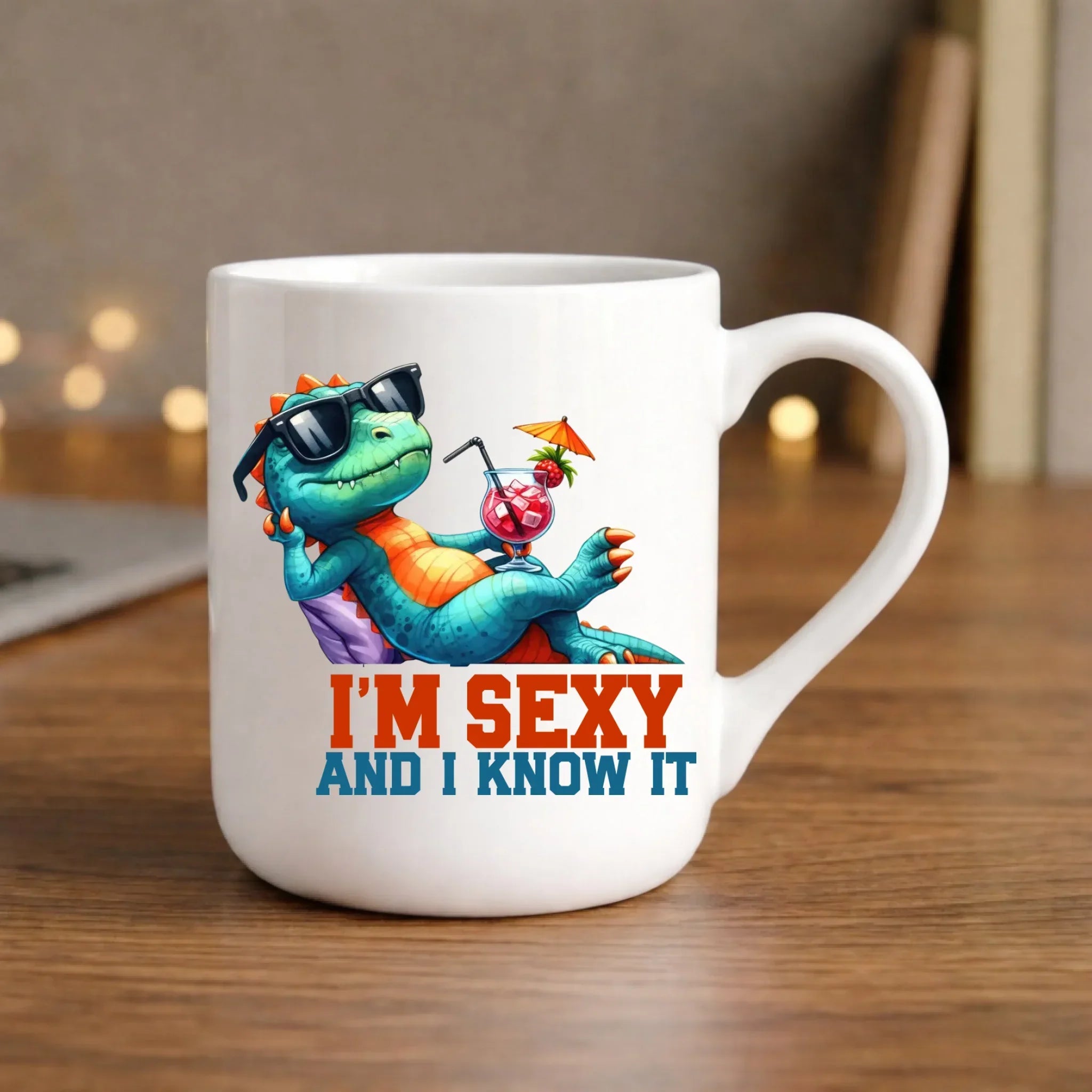 Kubek elegant - prezent dla chłopaka - I'm sexy - śmieszny nadruk DCH28 - StoryCups.pl