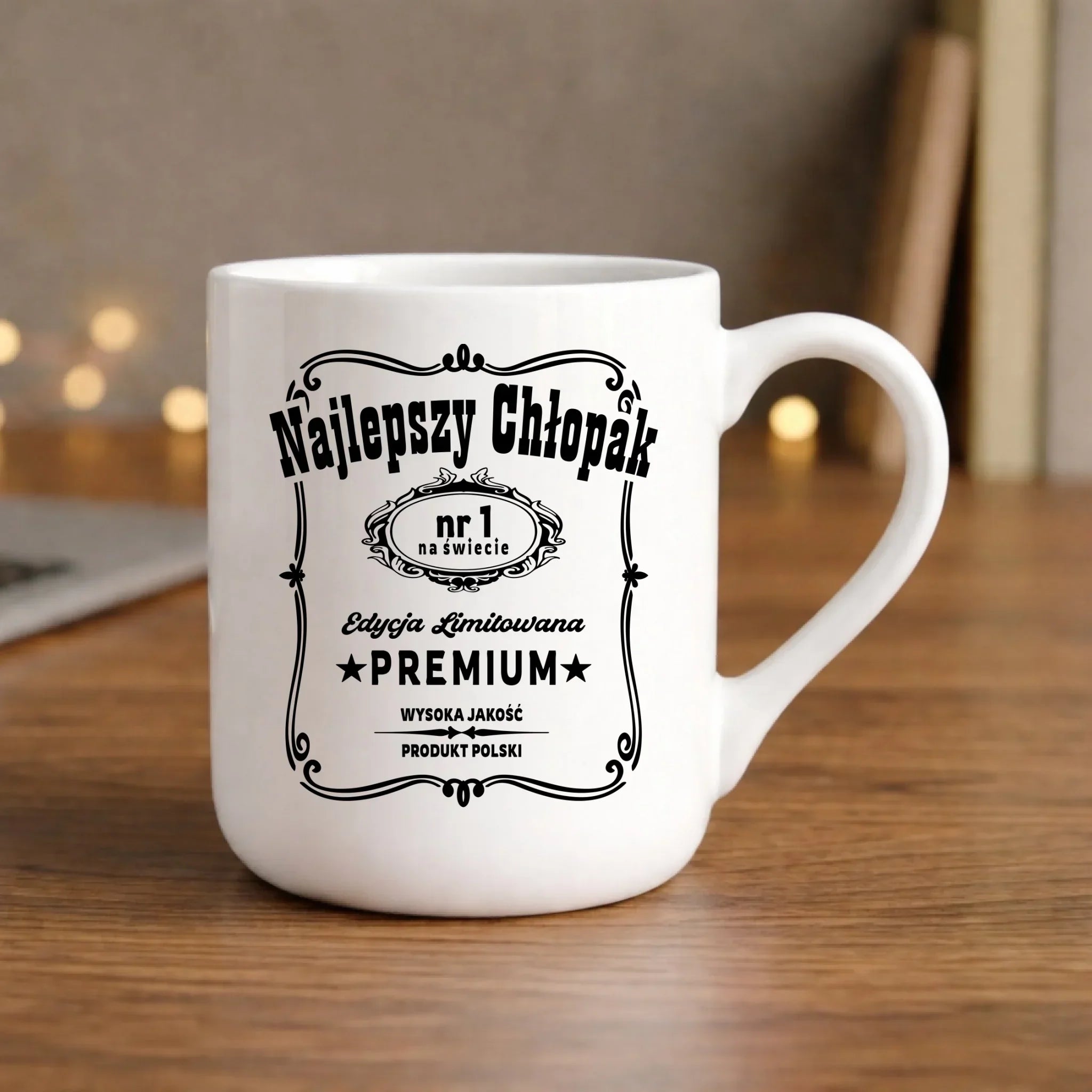 Kubek elegant - prezent dla chłopaka - Najlepszy chłopak na świecie DCH20 - StoryCups.pl