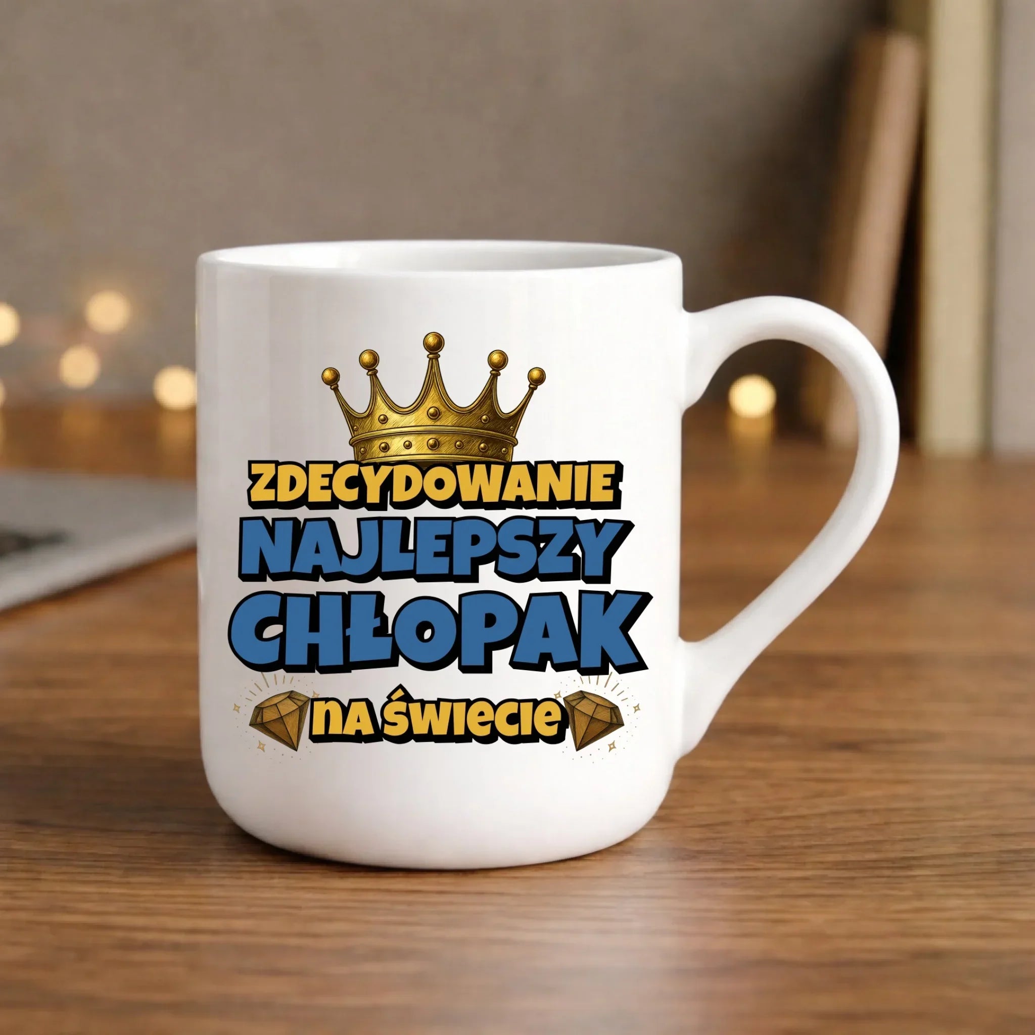 Kubek elegant - Prezent na Dzień Chłopaka - Najlepszy chłopak DCH21 - StoryCups.pl